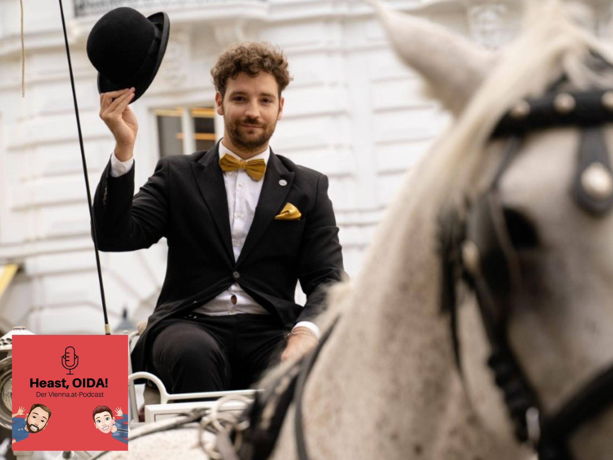 Marco Pollandt ist Geschäftsführer von Riding Dinner und selbst Fiaker-Fahrer in Wien.