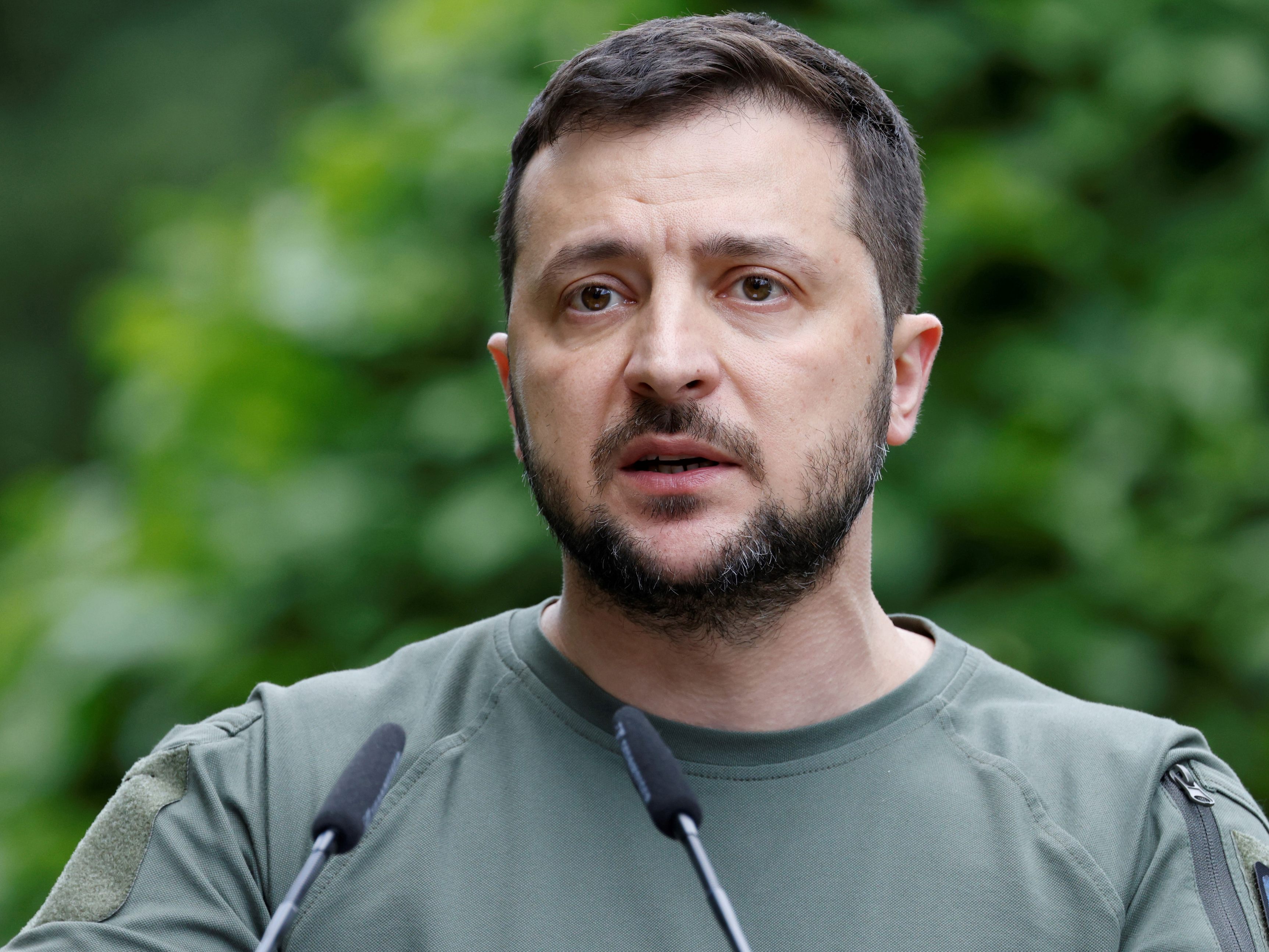 Wolodymyr Selenskyj wurde für das 4Gamechangers-Festival in Wien per Live-Schaltung angekündigt. Wolodymyr Selenskyj wurde für das 4Gamechangers-Festival in Wien per Live-Schaltung angekündigt.