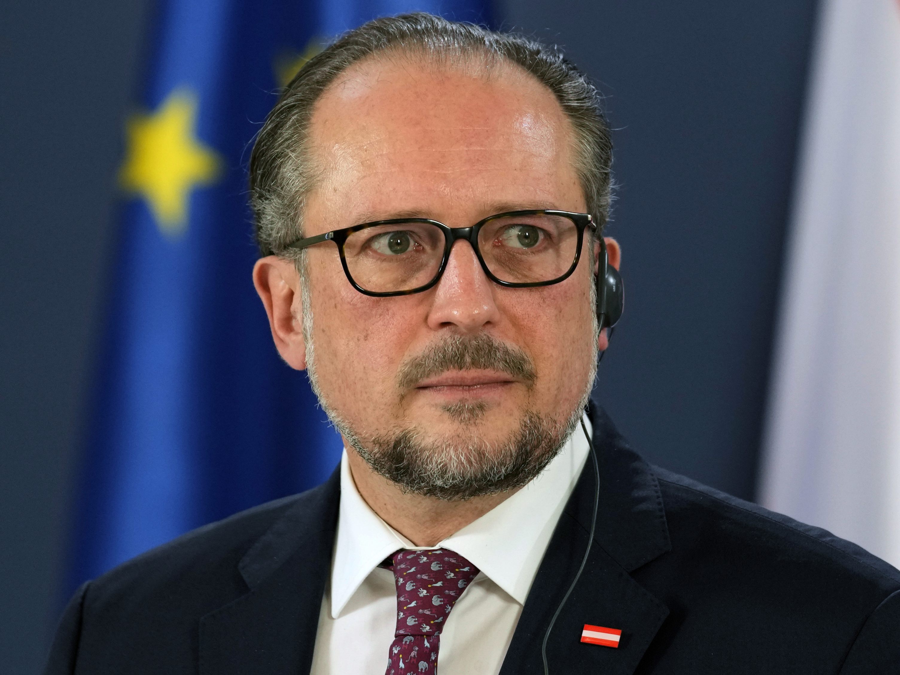 Ausenminister Schallenberg bezeichnete die Drohung mit Atomwaffen als inakzeptabel Ausenminister Schallenberg bezeichnete die Drohung mit Atomwaffen als inakzeptabel