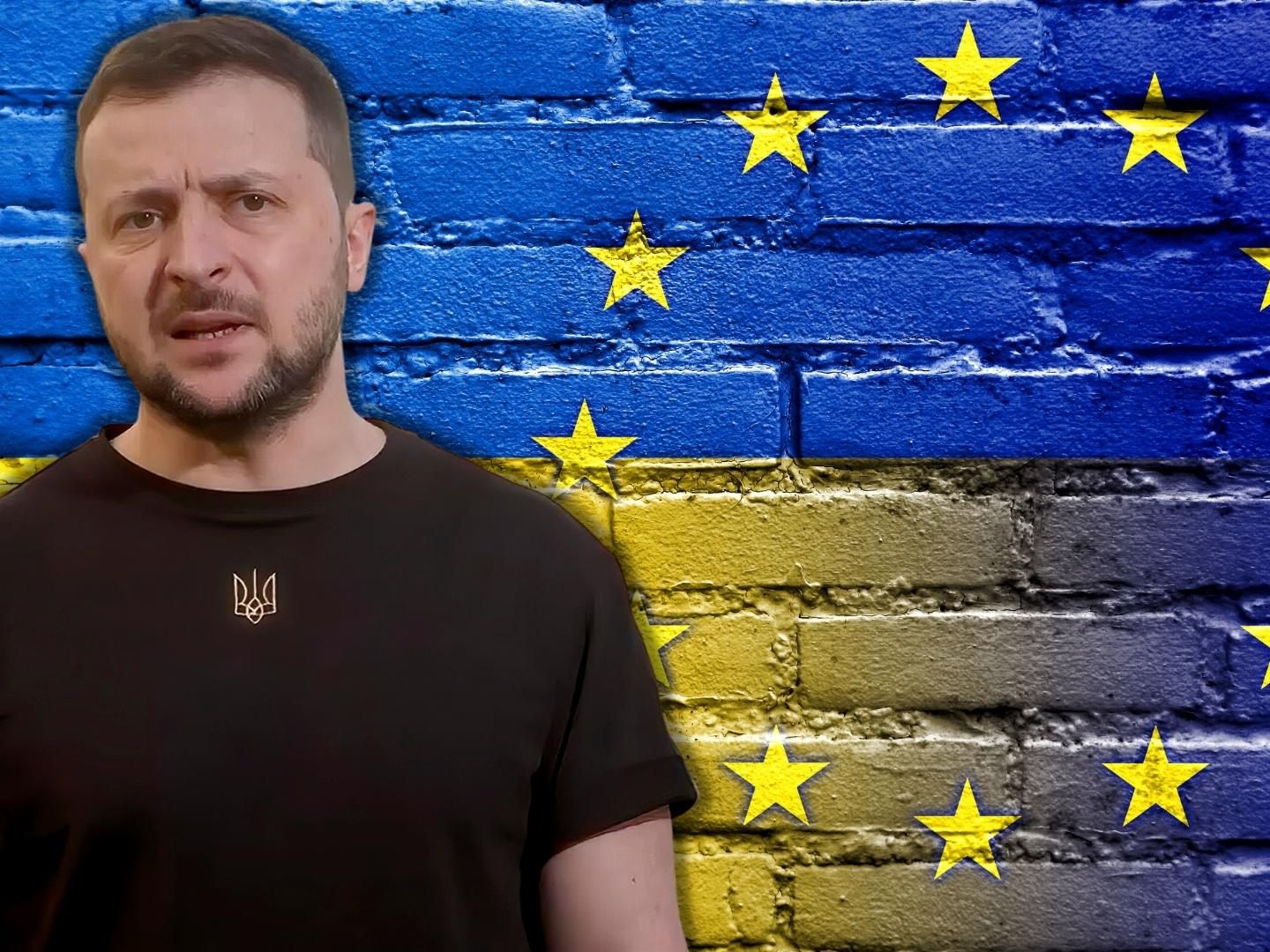 Der ukrainische Präsident Wolodymyr Selenskyj rechnet fest mit einem EU-Kandidatenstatus. Der ukrainische Präsident Wolodymyr Selenskyj rechnet fest mit einem EU-Kandidatenstatus.