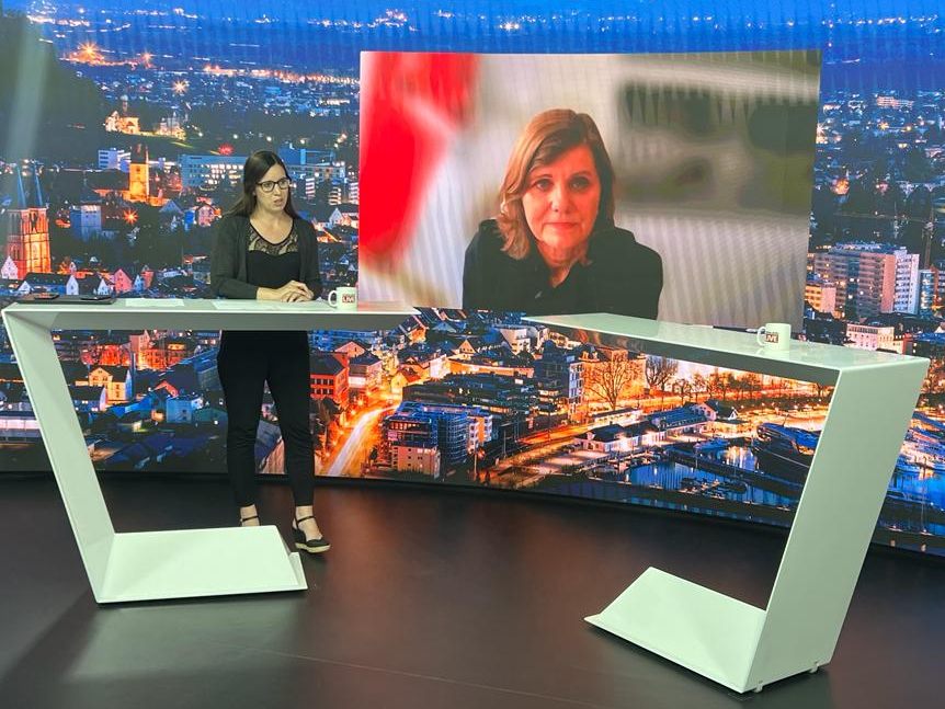 Barbara Schöbi-Fink bei "Vorarlberg LIVE". Barbara Schöbi-Fink bei "Vorarlberg LIVE".
