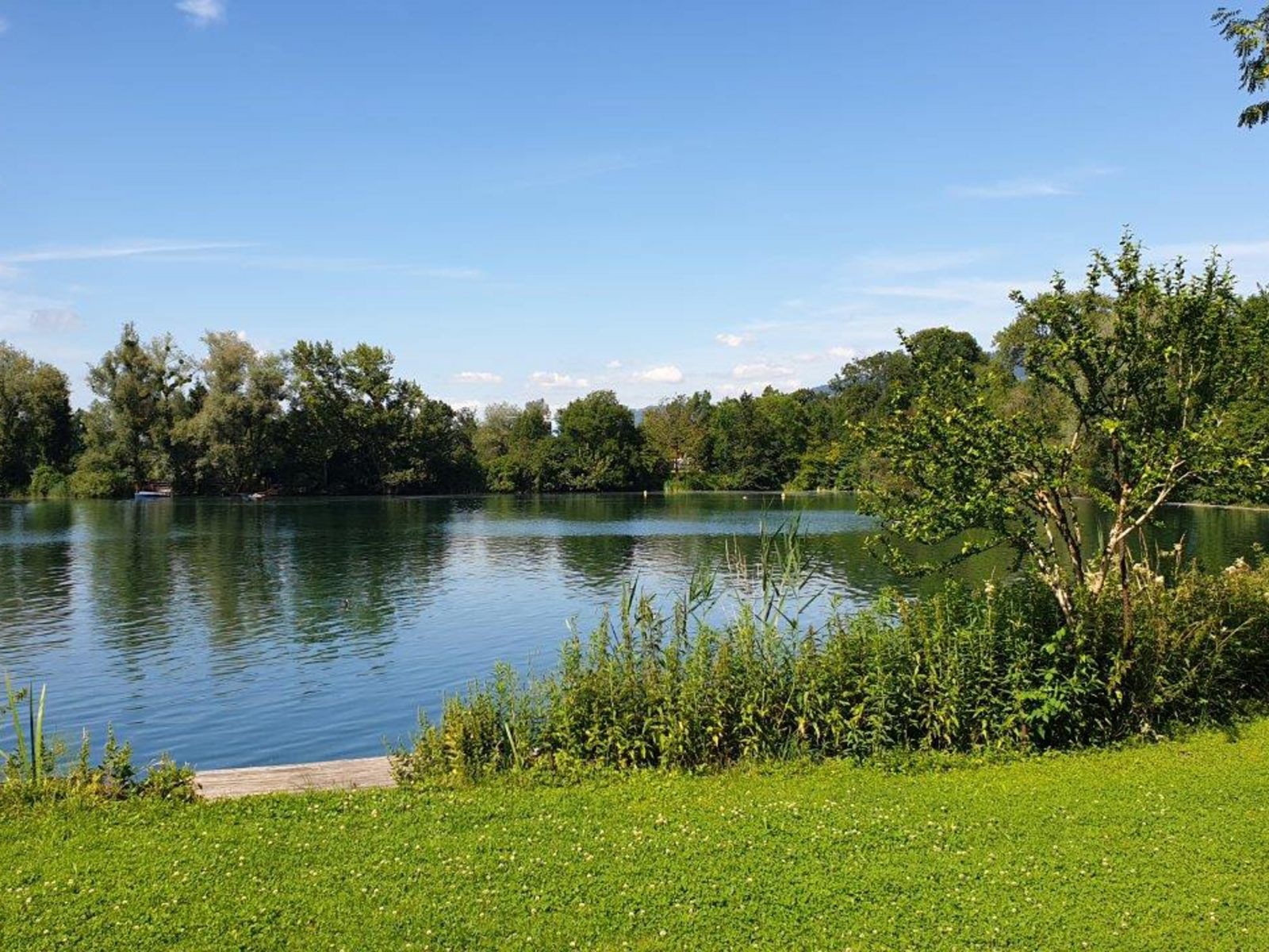 Beispiel Jannersee: So groß könnte auch der Badesee in Dornbirn werden.