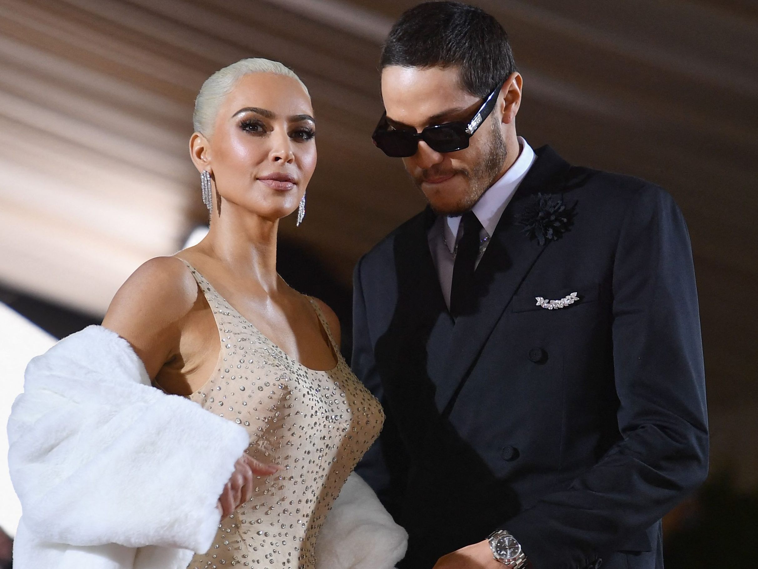 Kim Kardashian mit Pete Davidson.