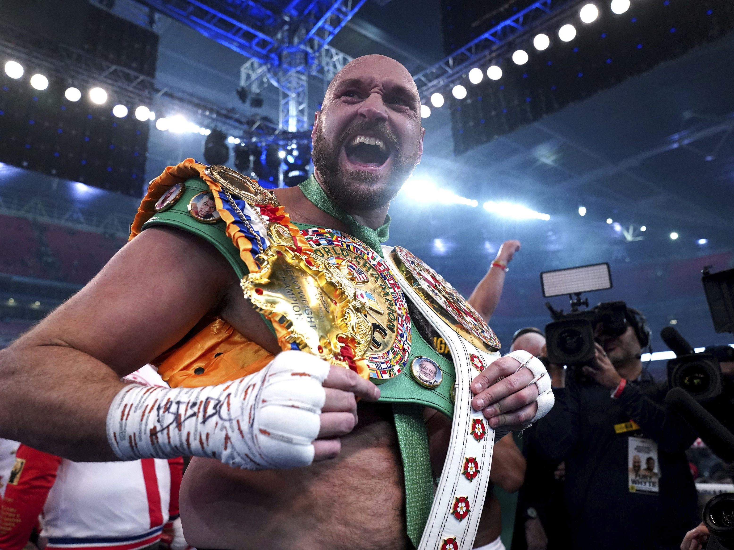 Tyson Fury - Comeback im Boxring. Tyson Fury - Comeback im Boxring.