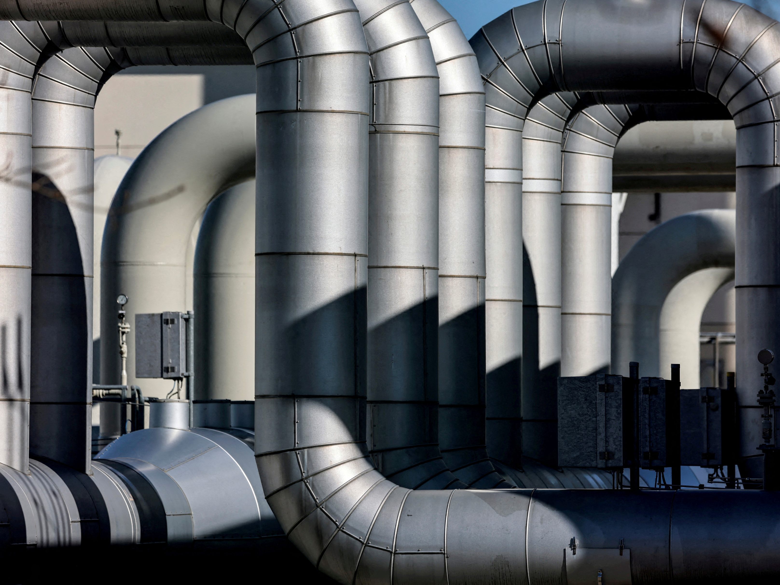 Buchungen für Gas-Fluss durch Nord Stream 1 sanken auf null.