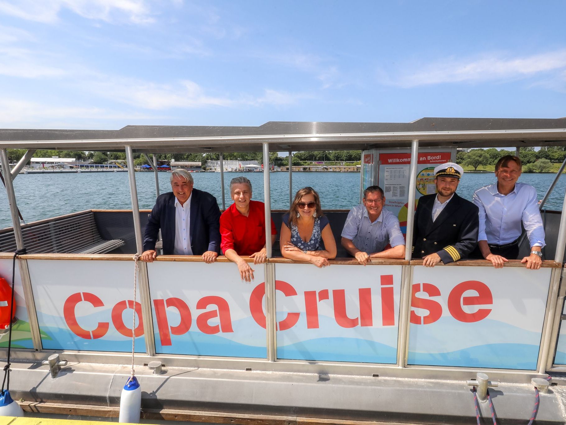 Die "Copa Cruise" nimmt ab 1. Juli den Betrieb auf der Neuen Donau auf.