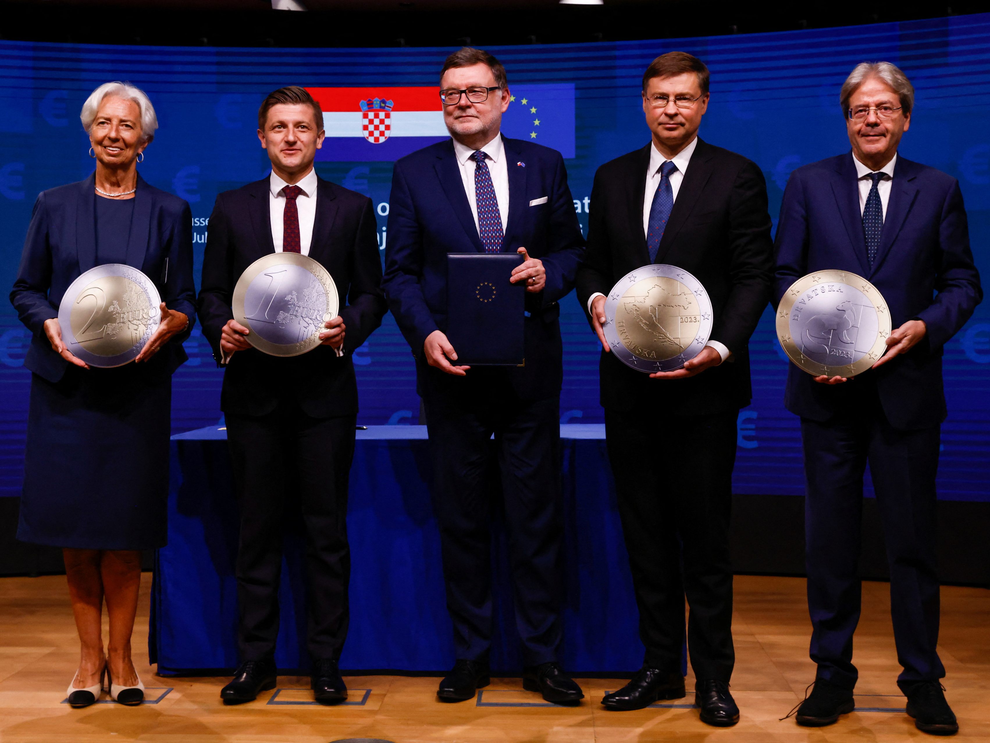 Beim Treffen der europäischen Finanzminister wurde der konkrete Wechselkurs für Kroatiens Euro-Einführung fixiert.