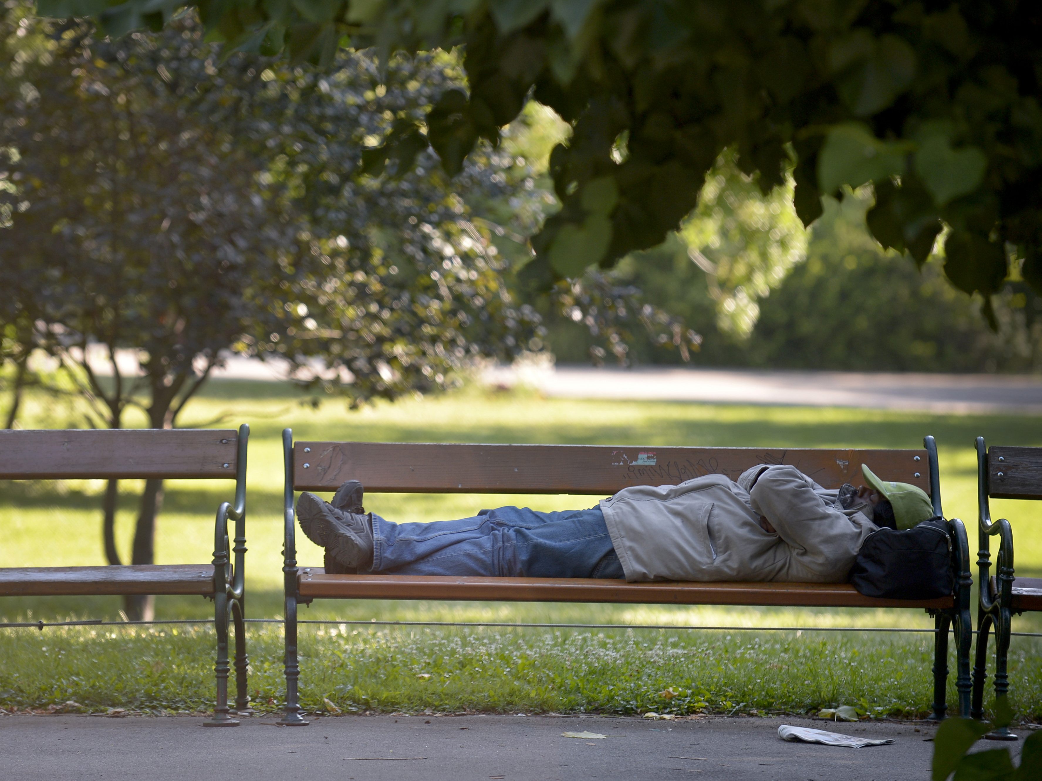 Heiße Temperaturen: Hilfe für Obdachlose in Wien.