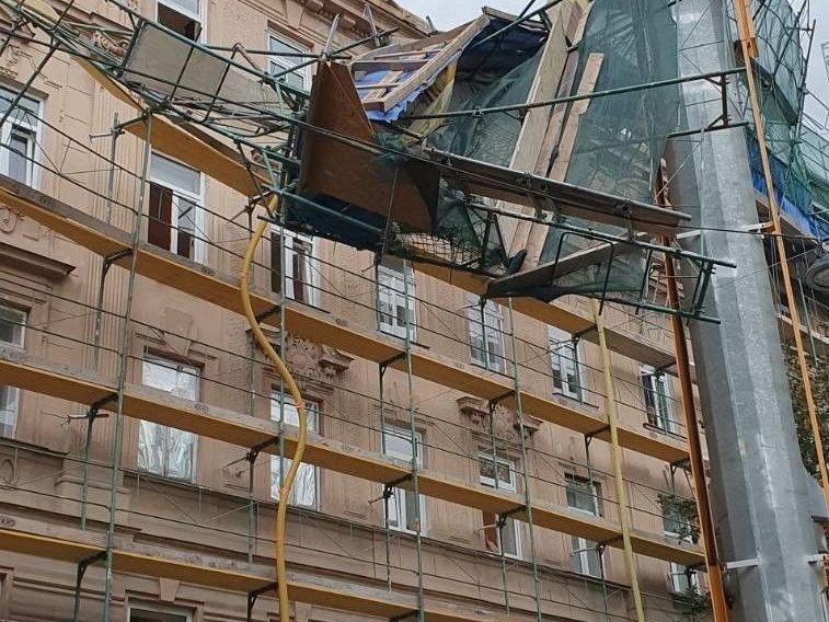 Wiener Feuerwehr am Freitag im Sturm-Einsatz.