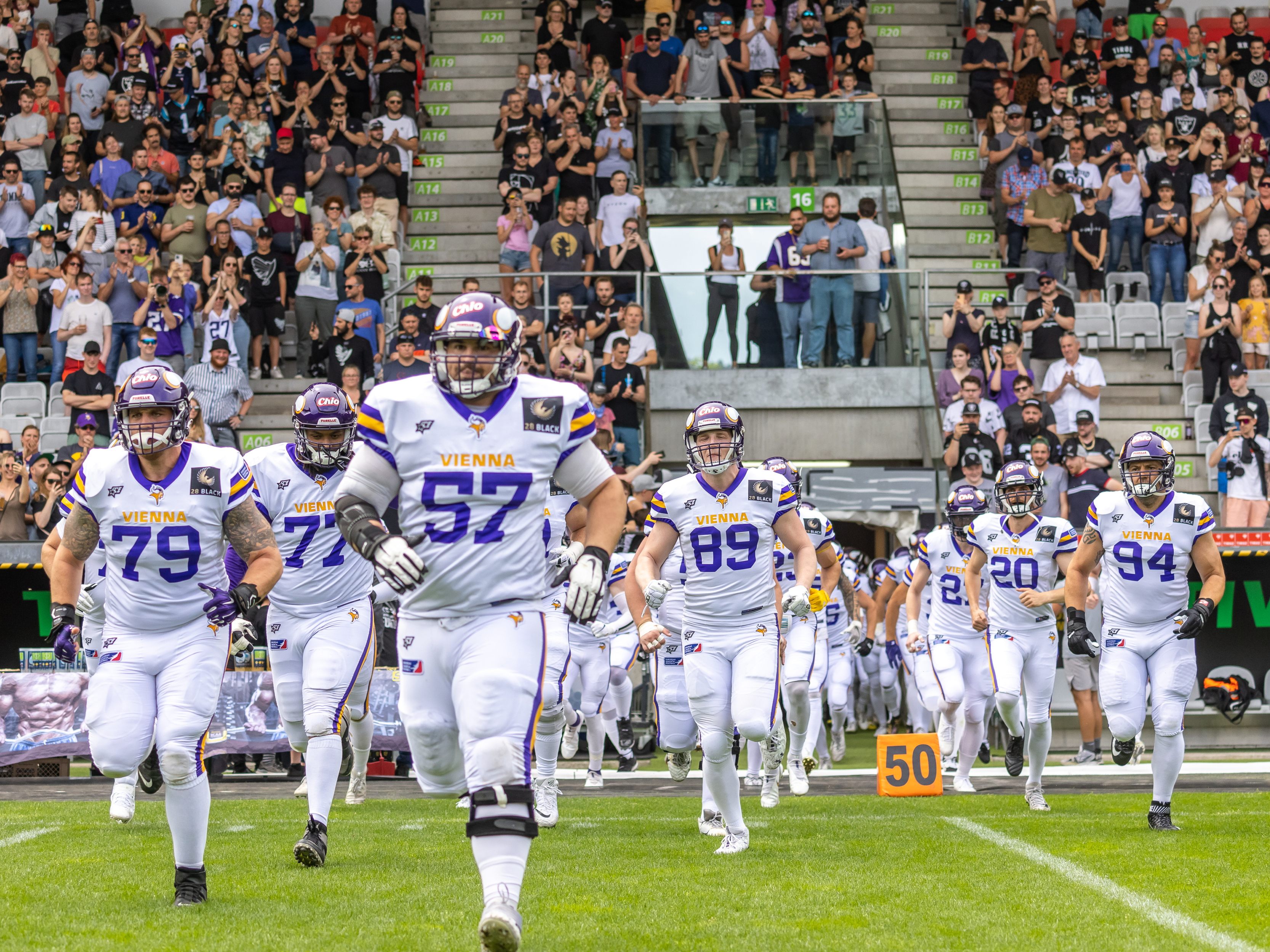 Die Vienna Vikings gewannen das ELF-Spitzenspiel bei Barcelona.