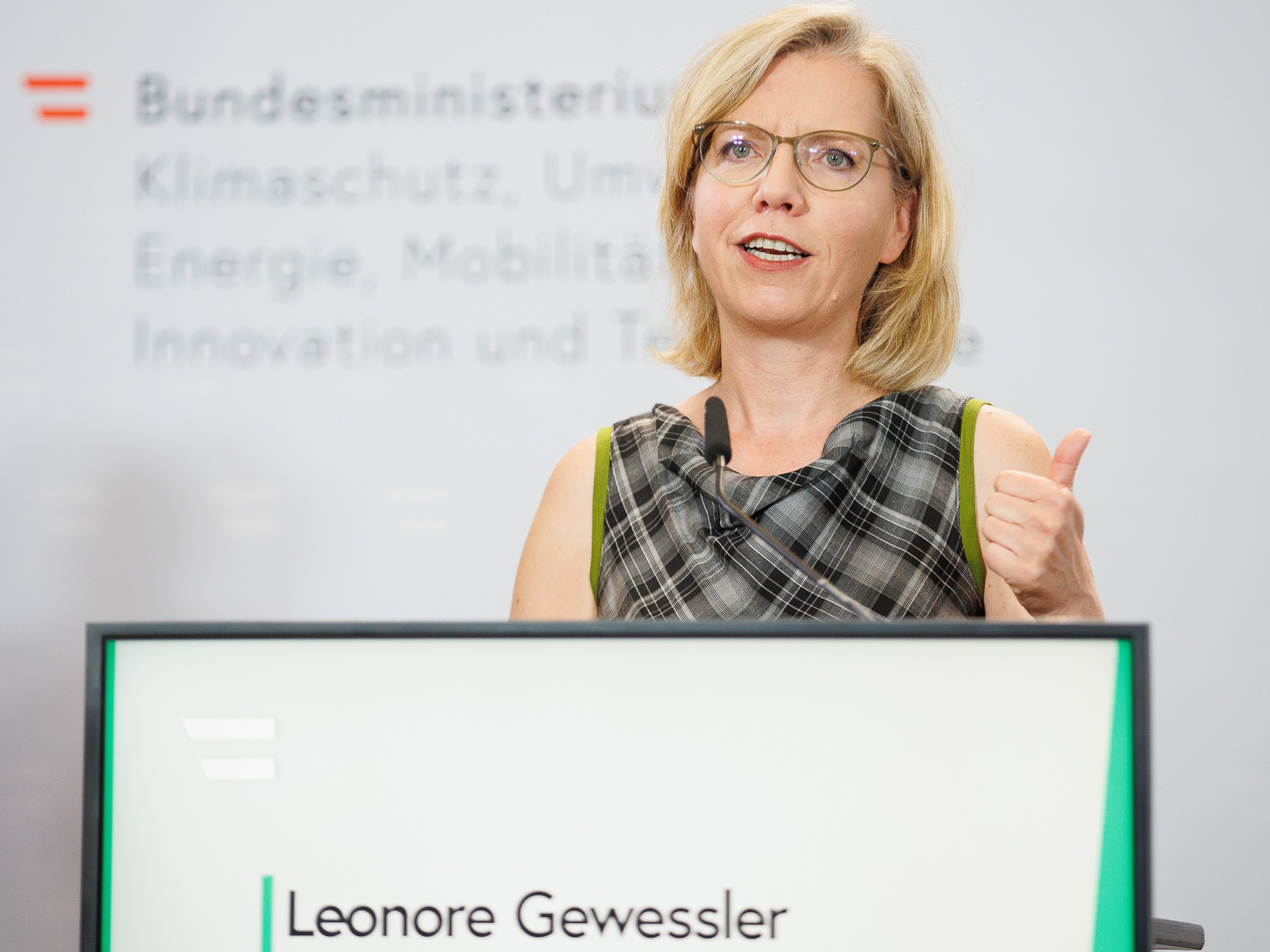 Klimaschutzministerin Leonore Gewessler sieht in der Verunsicherung eine gezielte Taktik Putins