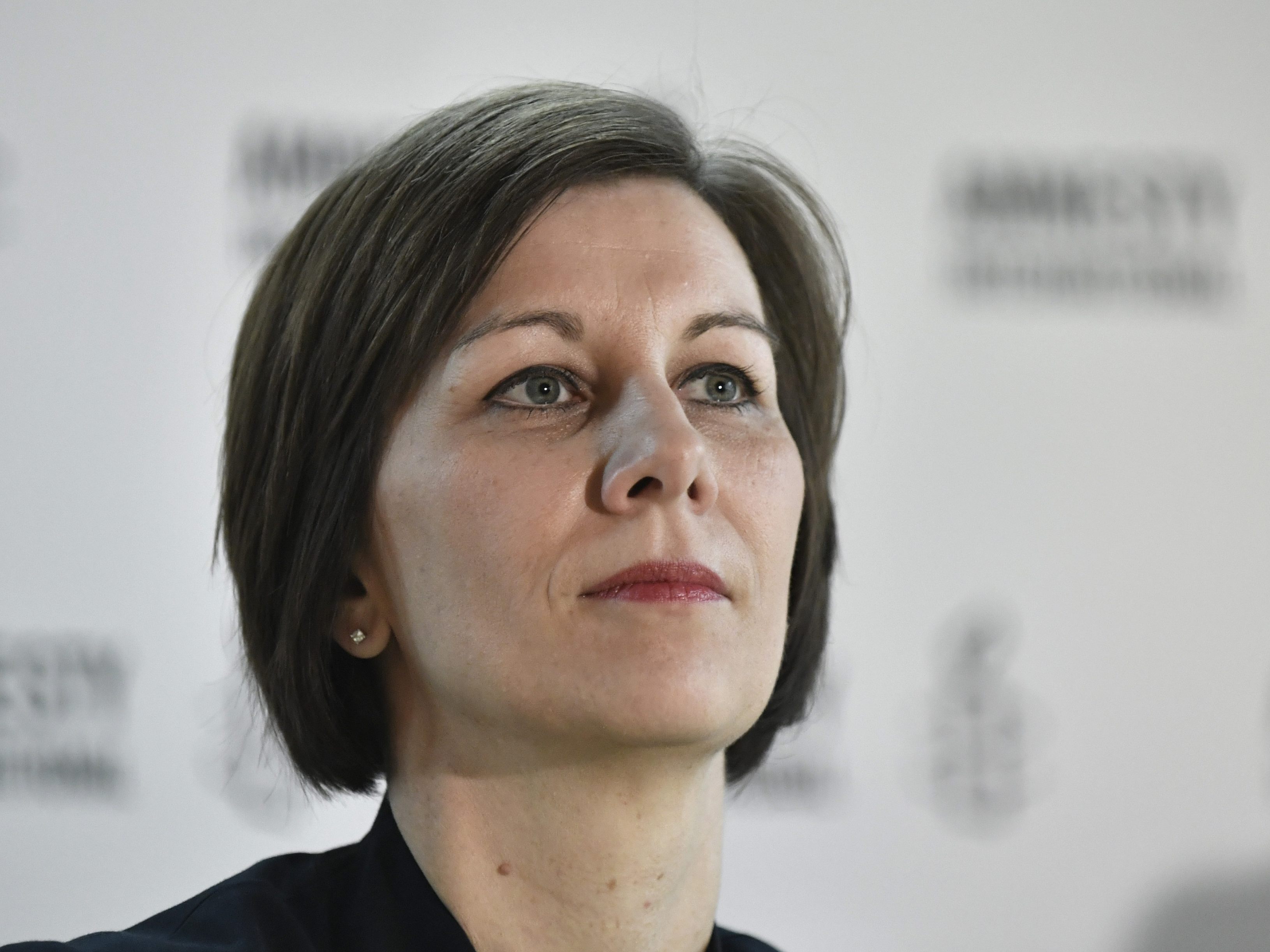 Annemarie Schlack, Geschäftsführerin von Amnesty International Österreich, spricht von dem Urteil Santawys als traurigem Ende des Prozesses. Annemarie Schlack, Geschäftsführerin von Amnesty International Österreich, spricht von dem Urteil Santawys als traurigem Ende des Prozesses.