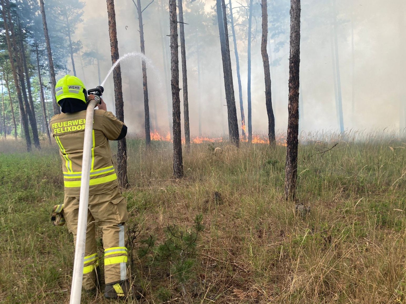 Die Usache des Brandes auf dem Bundesheer-Gelände in Ebenfurth wurde geklärt.