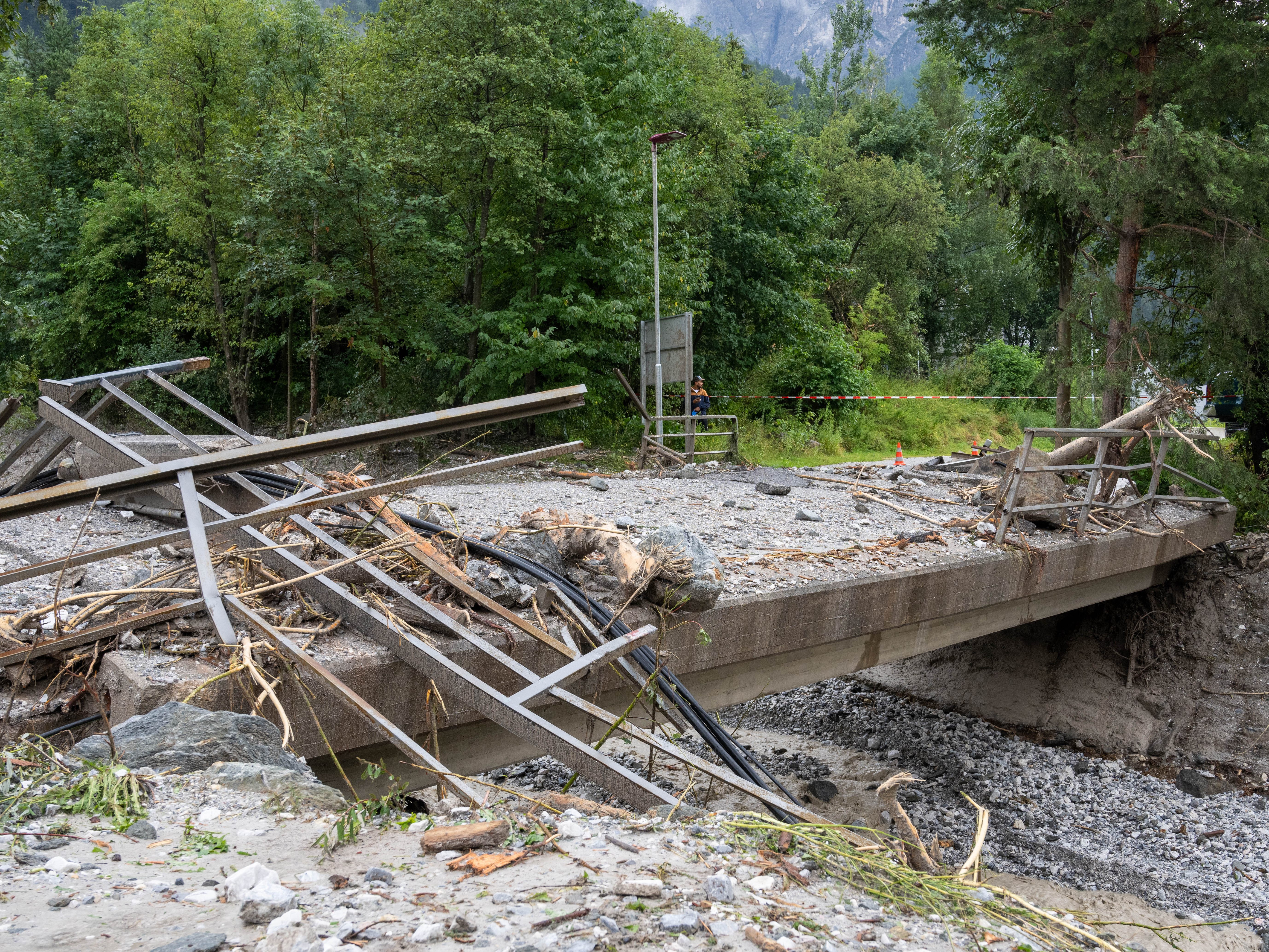 Das Tiroler Stubaital ist erneut von schweren Unwettern heimgesucht worden.