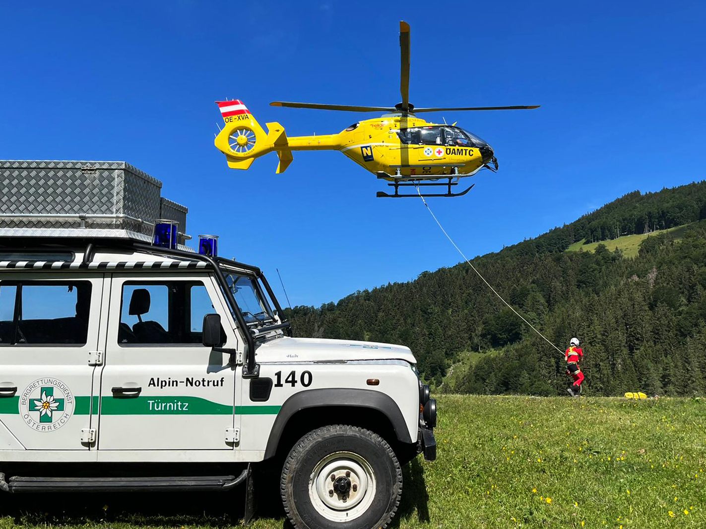 In den Türnitzer Alpen in Niederösterreich kam es zu einer Kuh-Attacke auf eine Wanderin.