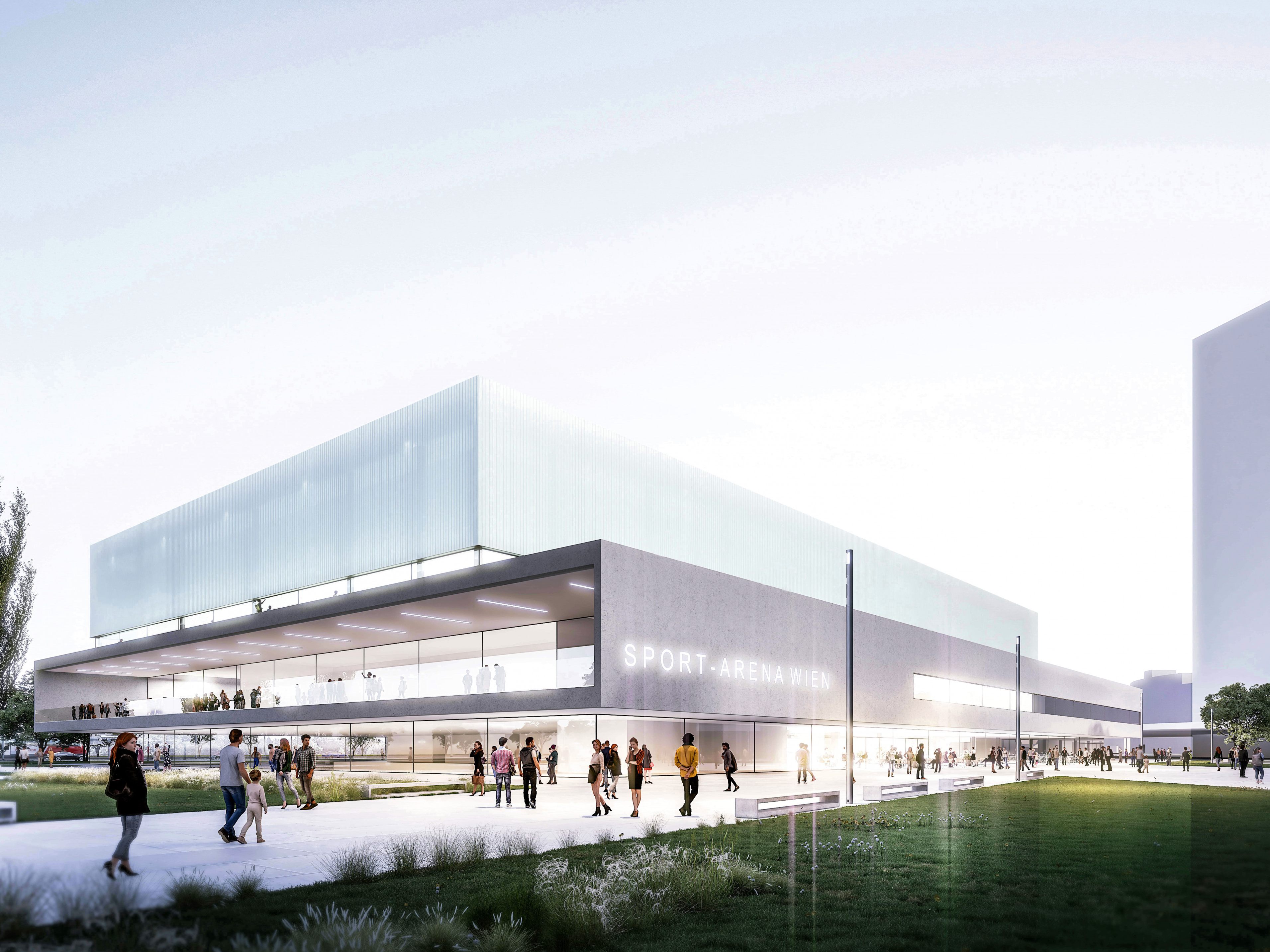 In Wien-Leopoldstadt entsteht die neue Sport Arena. In Wien-Leopoldstadt entsteht die neue Sport Arena.