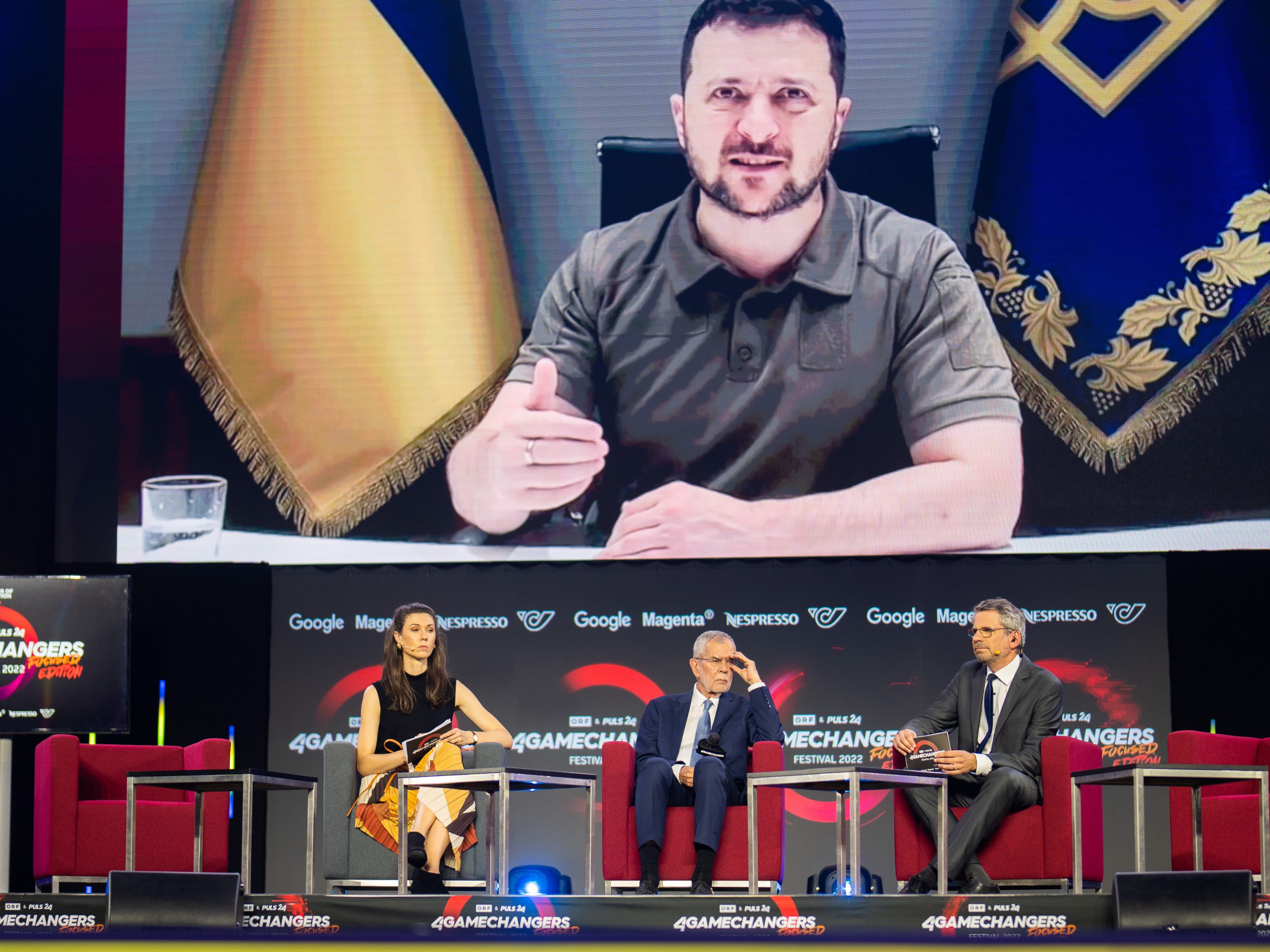 Selenskyj präsentierte beim 4Gamechangers Festival per Live-Schaltung die Ukraine als Gamechanger.
