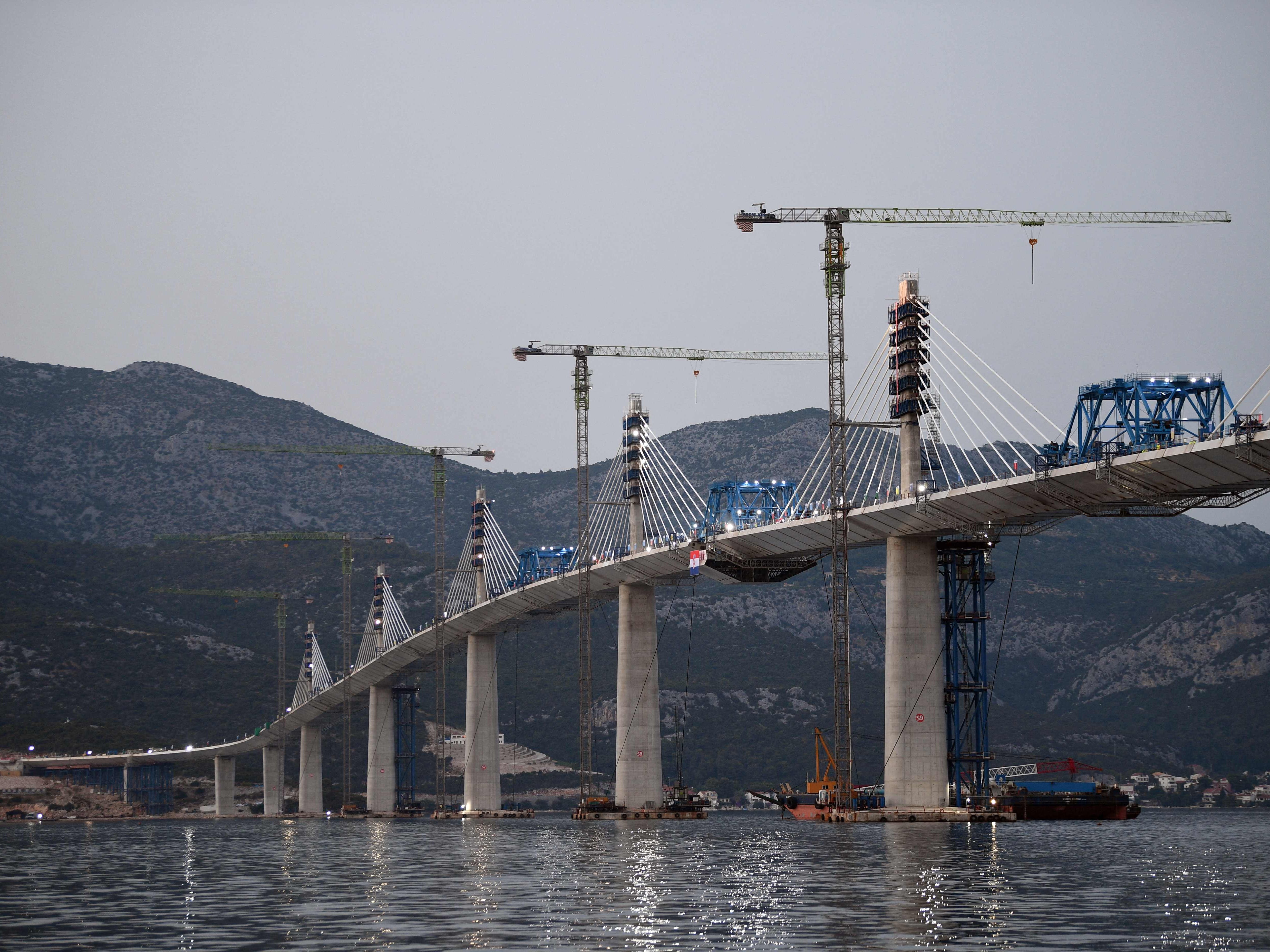 Kroatien: Pelješac-Brücke wird Ende Juli eröffnet.