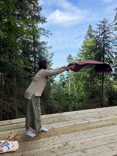 Bei mir sah das „Einfinden“ zwar nicht ganz so geschmeidig aus wie hier bei Anna, jedoch bekam ich es auch ganz gut hin.