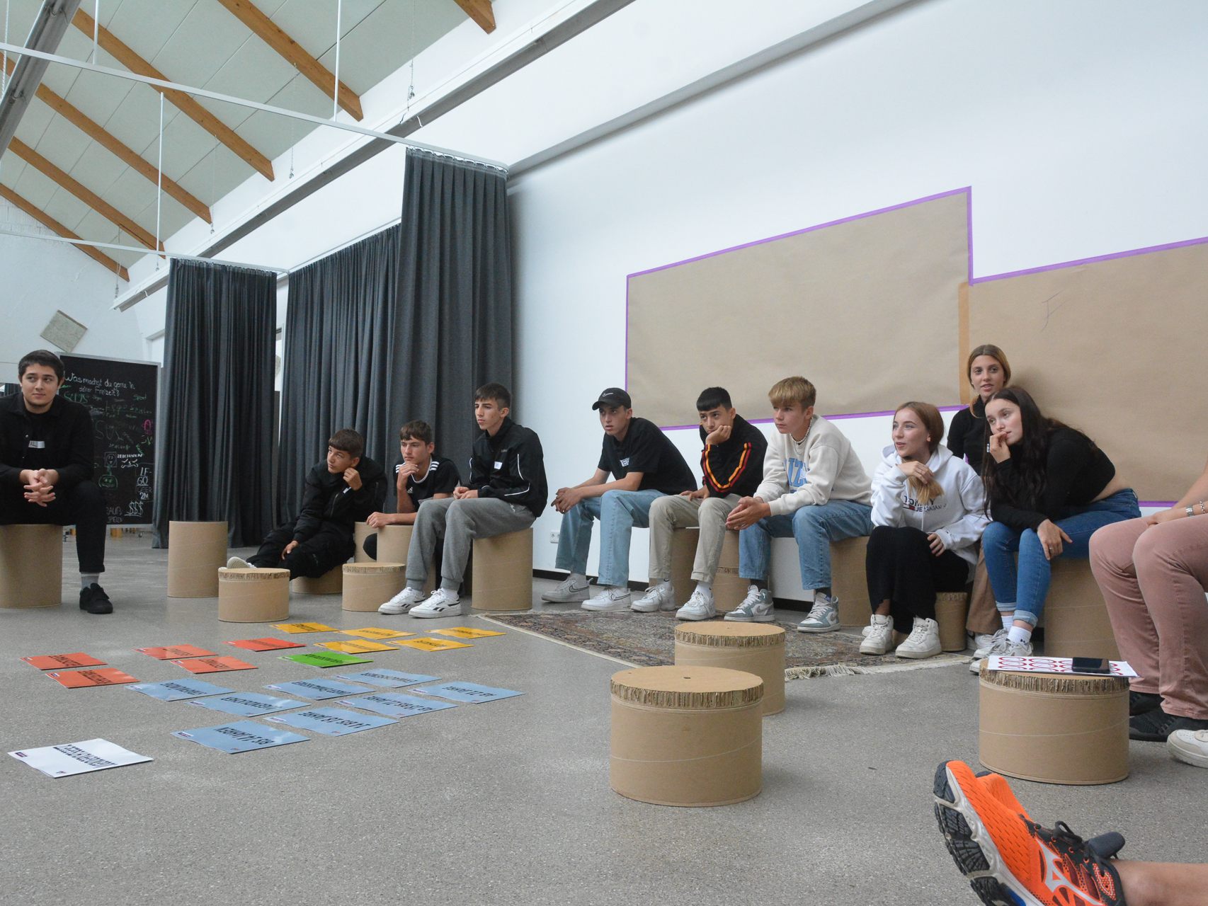 Bei den "Machwas-Tagen" besuchten die Schüler vom Poly Bregenz den Vandalismus-Präventionsworkshop im dô.