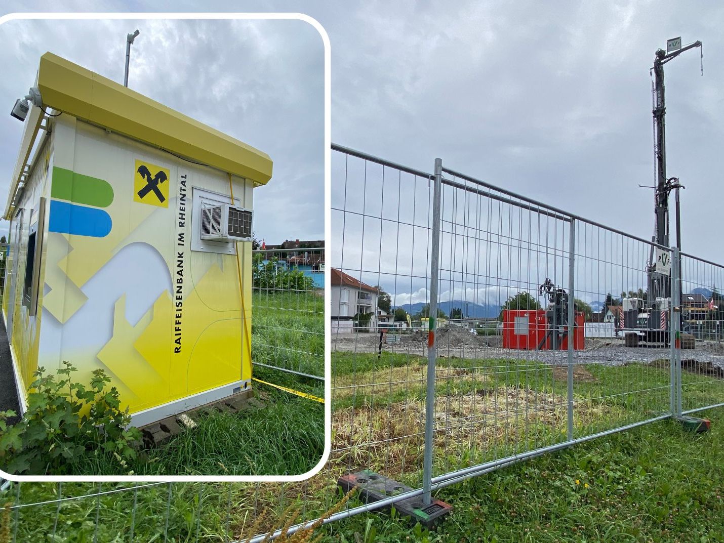 Am Standort der Raiba gibt es derzeit eine Baustelle. Am Standort der Raiba gibt es derzeit eine Baustelle.