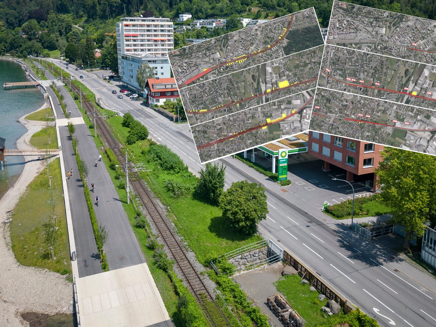 Jetzt liegt das Zwischenergebnis einer Variantenstudie zum Gleisausbau Unteres Rheintal offiziell vor. Die Autoren sehen eine Unterflurtrasse äußerst kritisch.