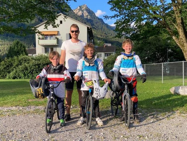 Samuel Meitz, Noah Muther, Dominik Bilgeri, Feanor Marte (v.l.) Nicht im Bild Mario Jantsch. Samuel Meitz, Noah Muther, Dominik Bilgeri, Feanor Marte (v.l.) Nicht im Bild Mario Jantsch.
