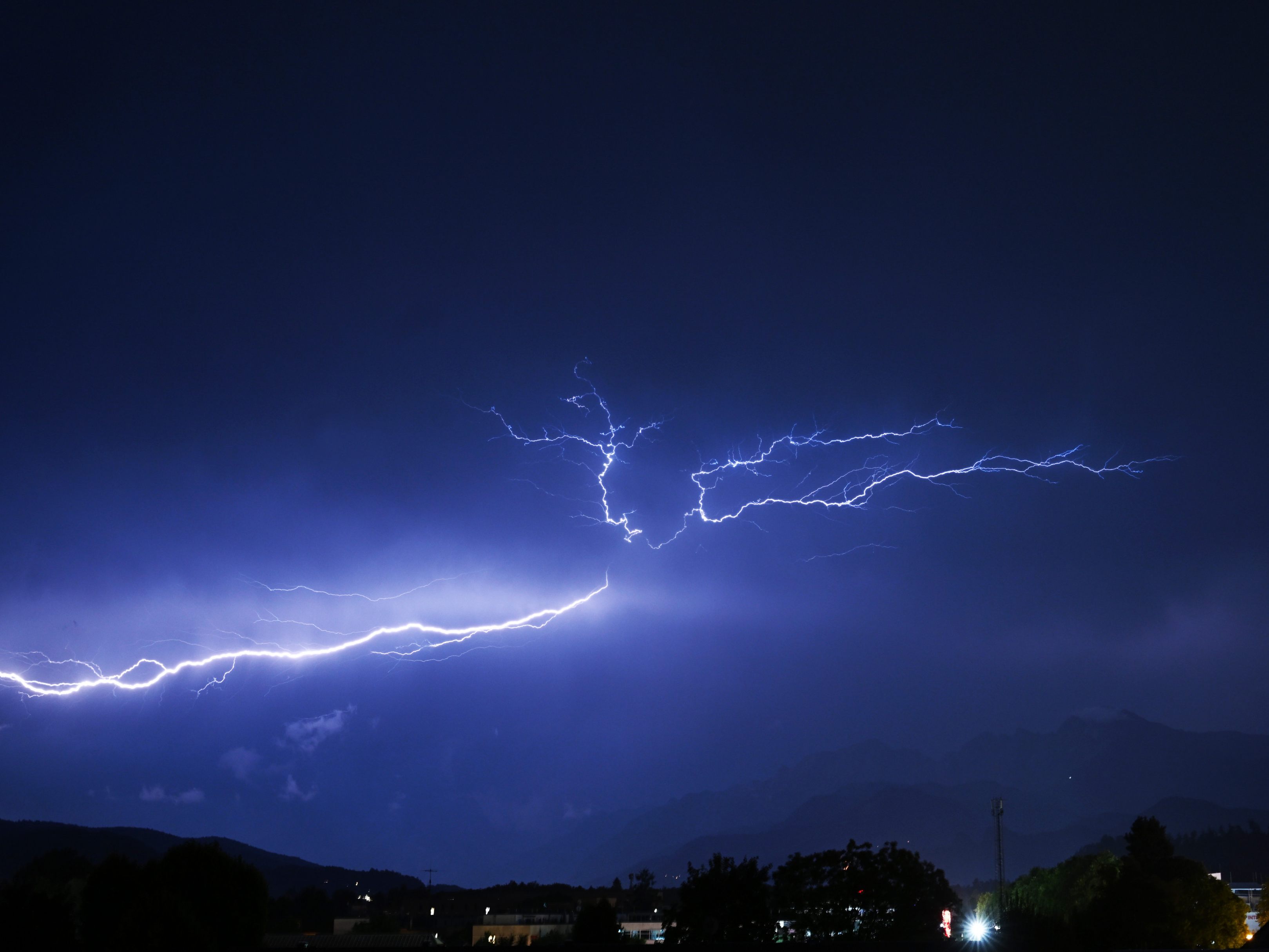 Laut ZAMG verlief das Unwetter am Donnerstag schneller und anders als berechnet.