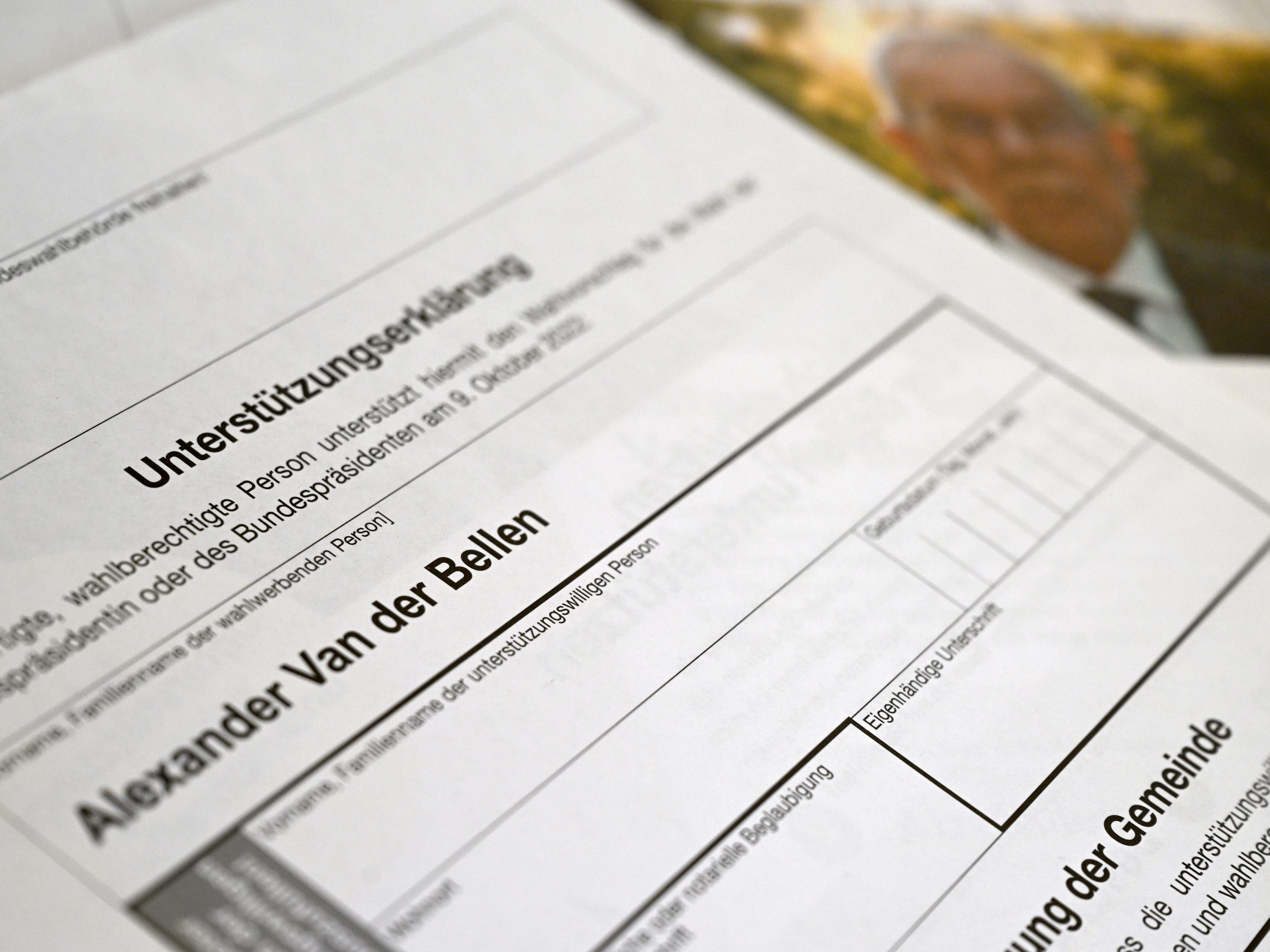 Dienstag startet das Sammeln der Unterstützungserklärungen. Dienstag startet das Sammeln der Unterstützungserklärungen.