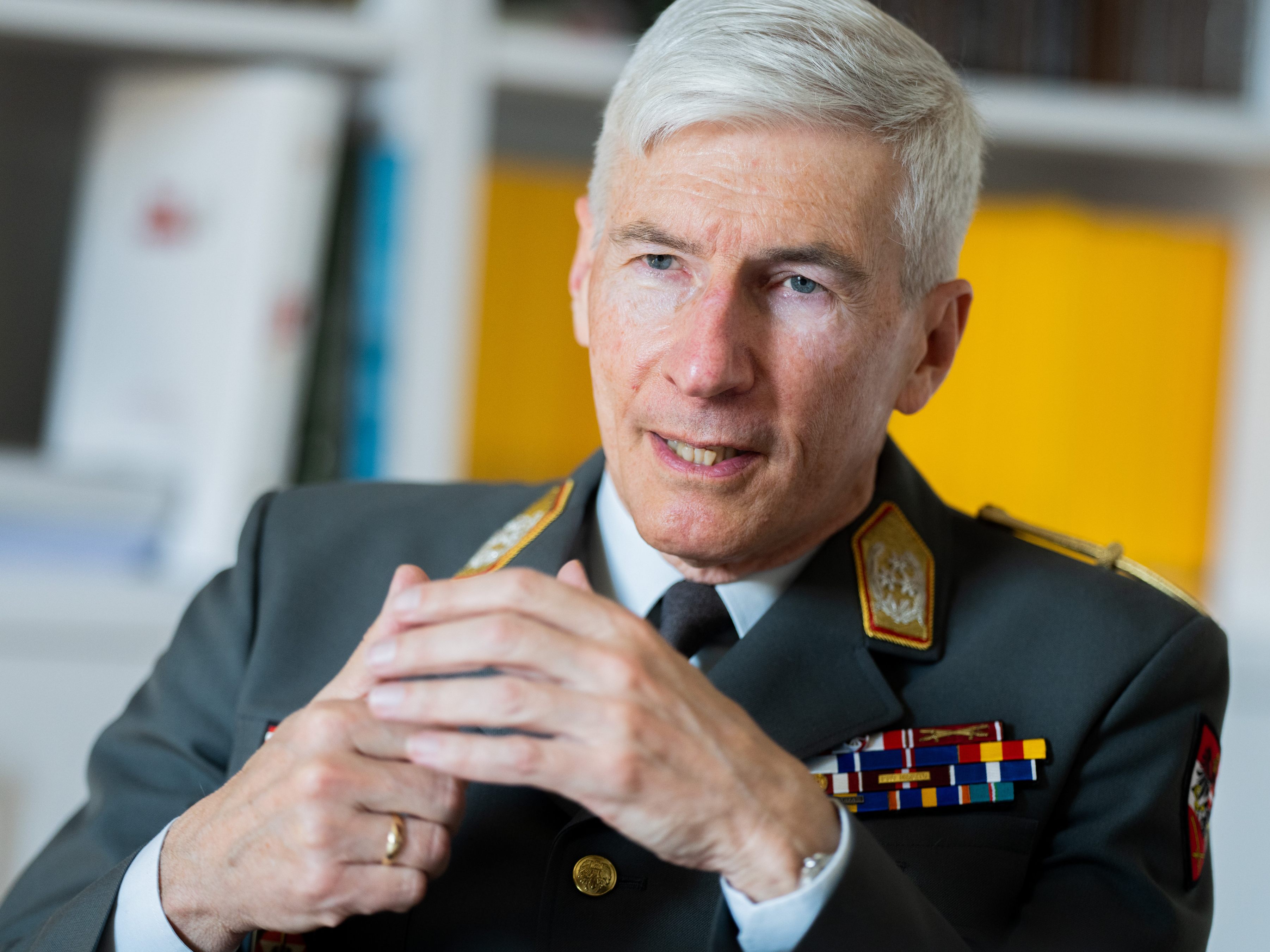 Robert Brieger, befürchtet eine einjährige Fortsetzung des Ukraine-Kriegs.
