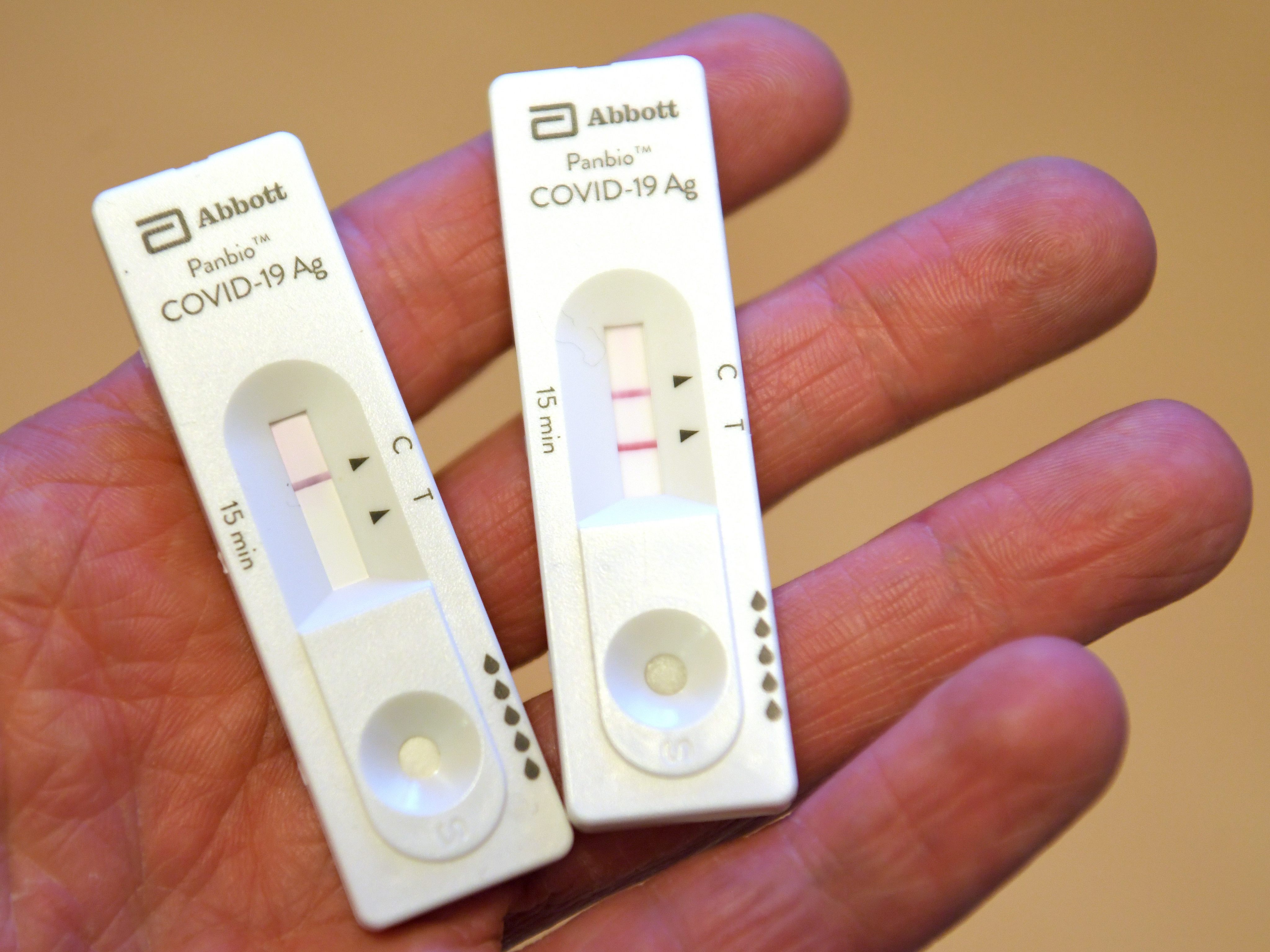 Coronavirus-Antigentests am besten bei Symptomen.