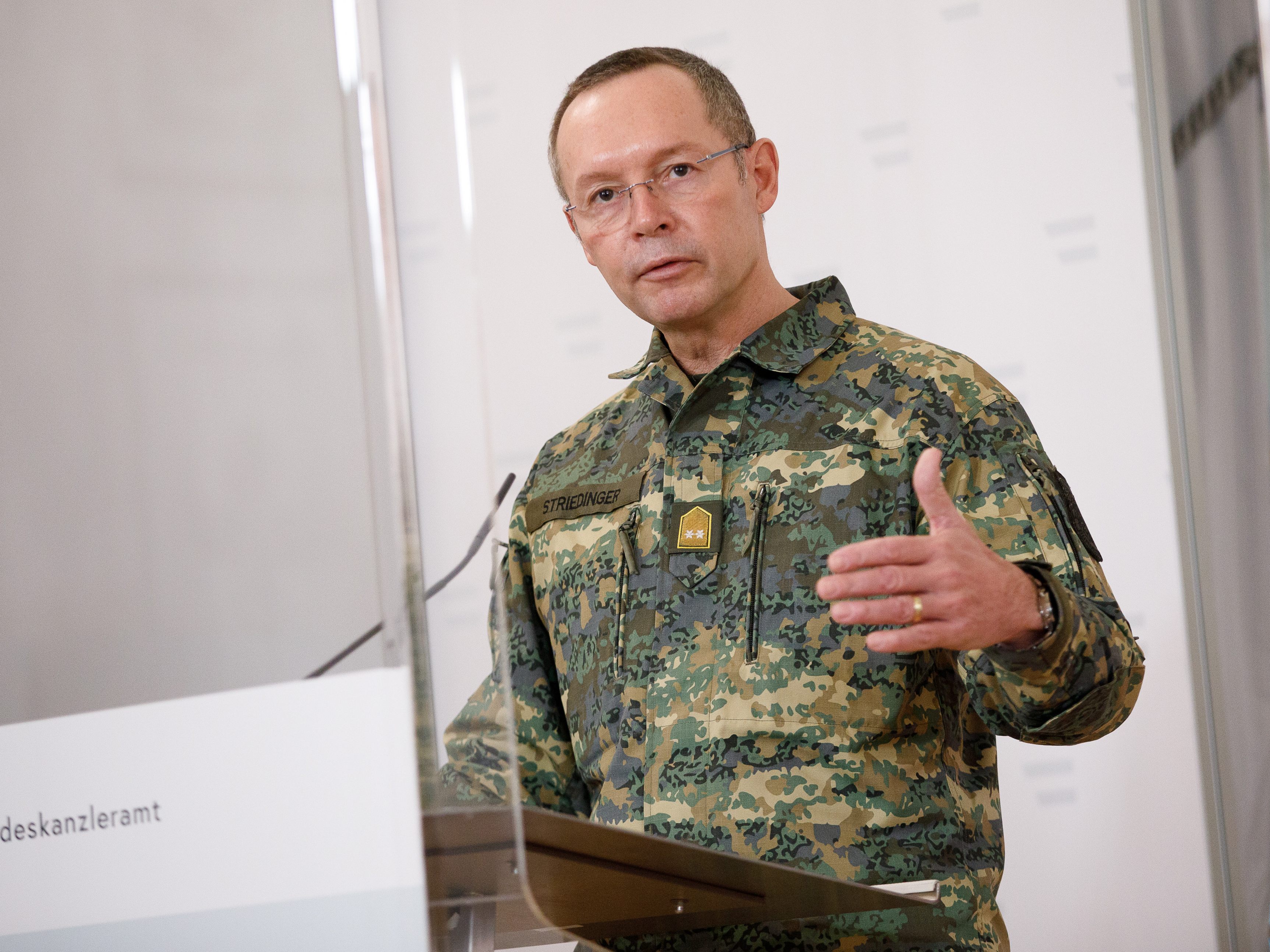 Gecko-Leiter Rudolf Striedinger wird als Favorit für den neuen Generalstabchef gehandelt. Gecko-Leiter Rudolf Striedinger wird als Favorit für den neuen Generalstabchef gehandelt.