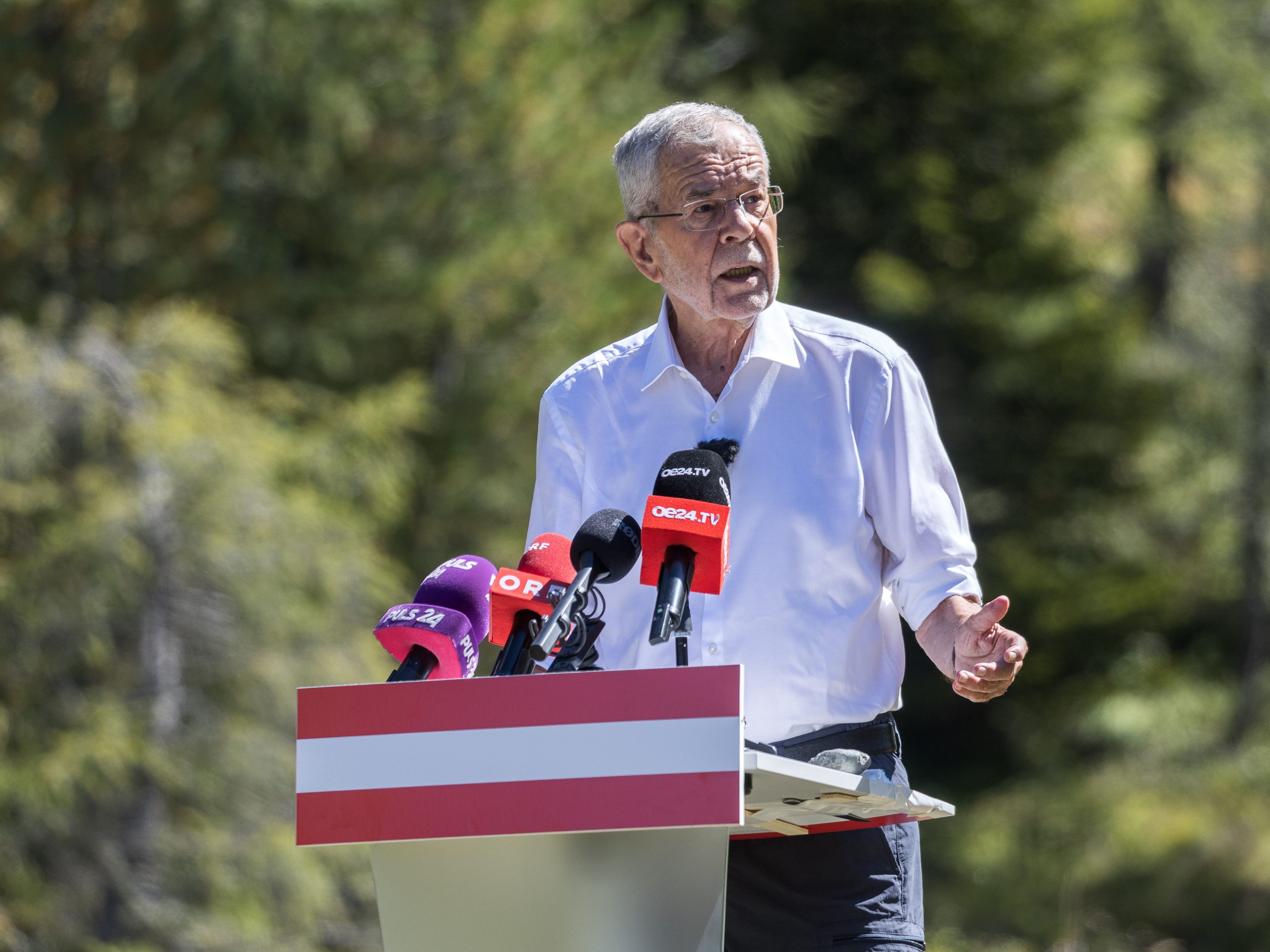 Bundespräsident Alexander Van der Bellen appelliert an die Solidarität.