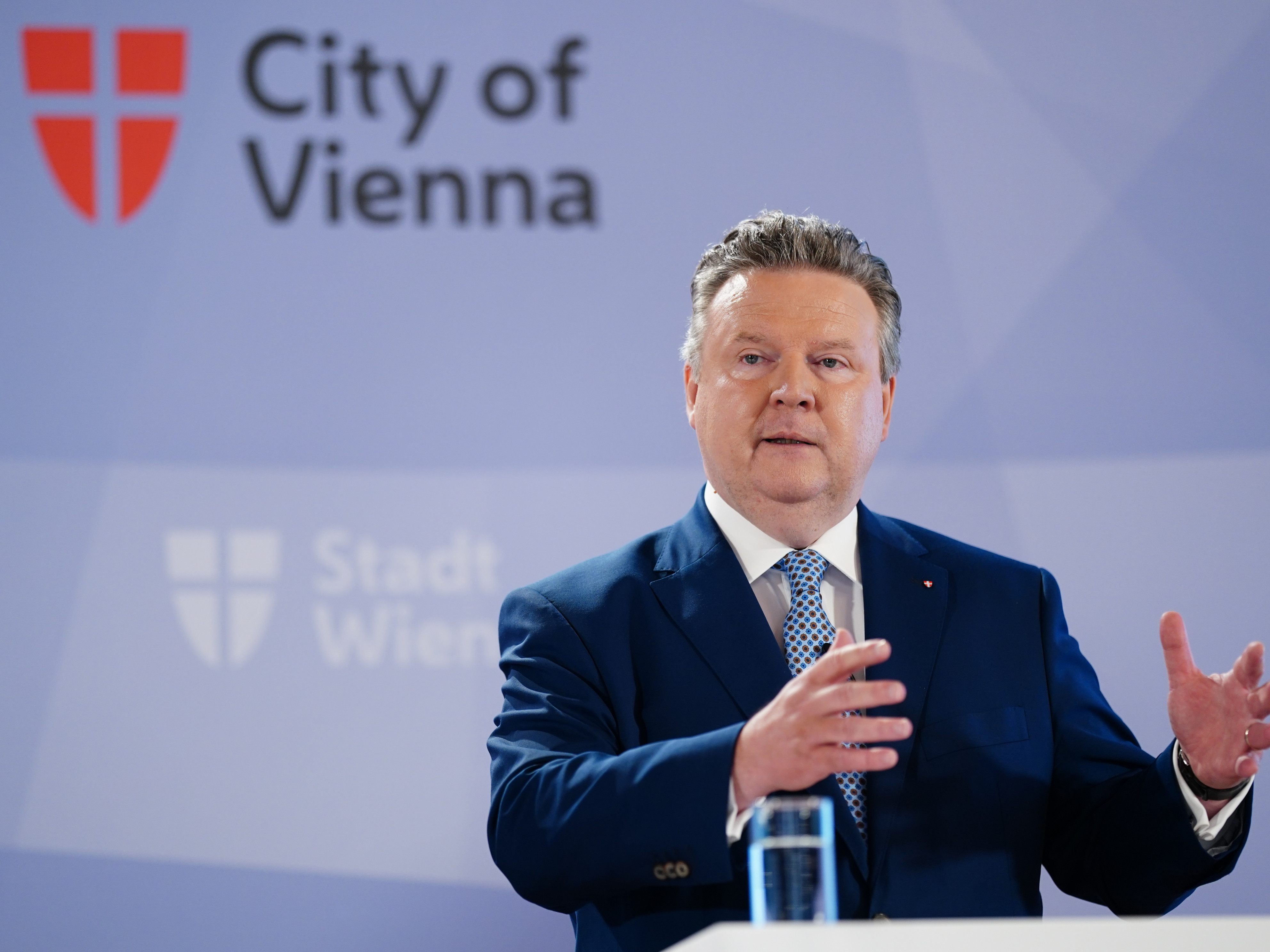 LIVE-Stream: Pressekonferenz von Bürgermeister Michael Ludwig zu Wien Energie.