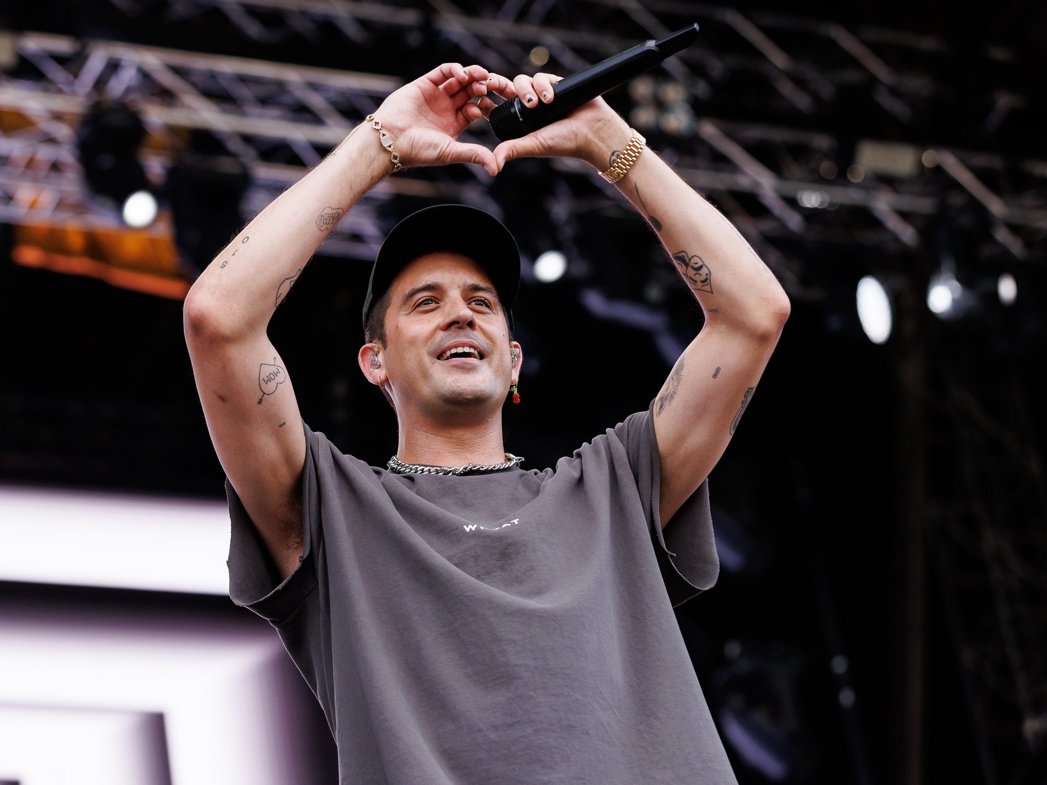 Der US-Rapper G-Eazy trat am Freitag am Frequency auf.