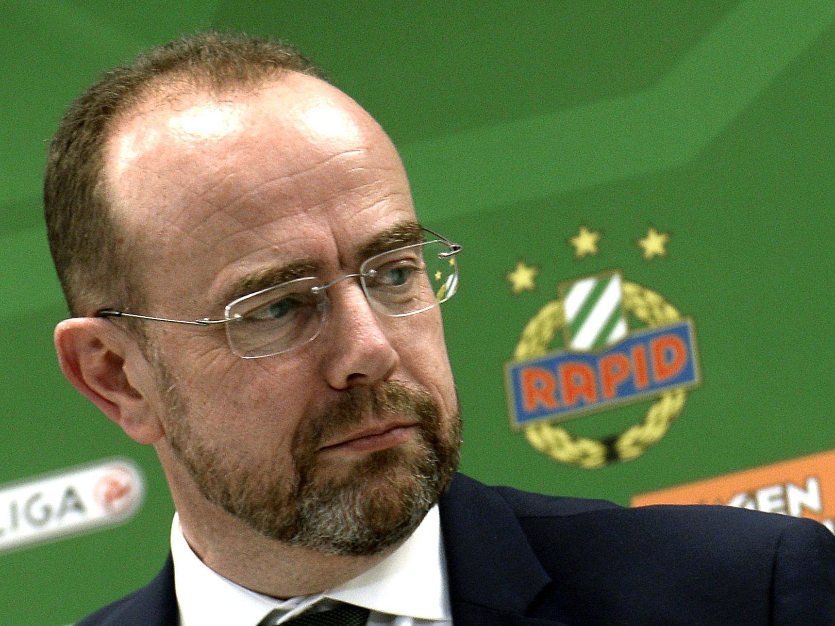 Martin Bruckner - Präsident von Rapid Wien - könnte ebenso wie Wirtschaftsgeschäftsführer Christoph Peschek zurücktreten.