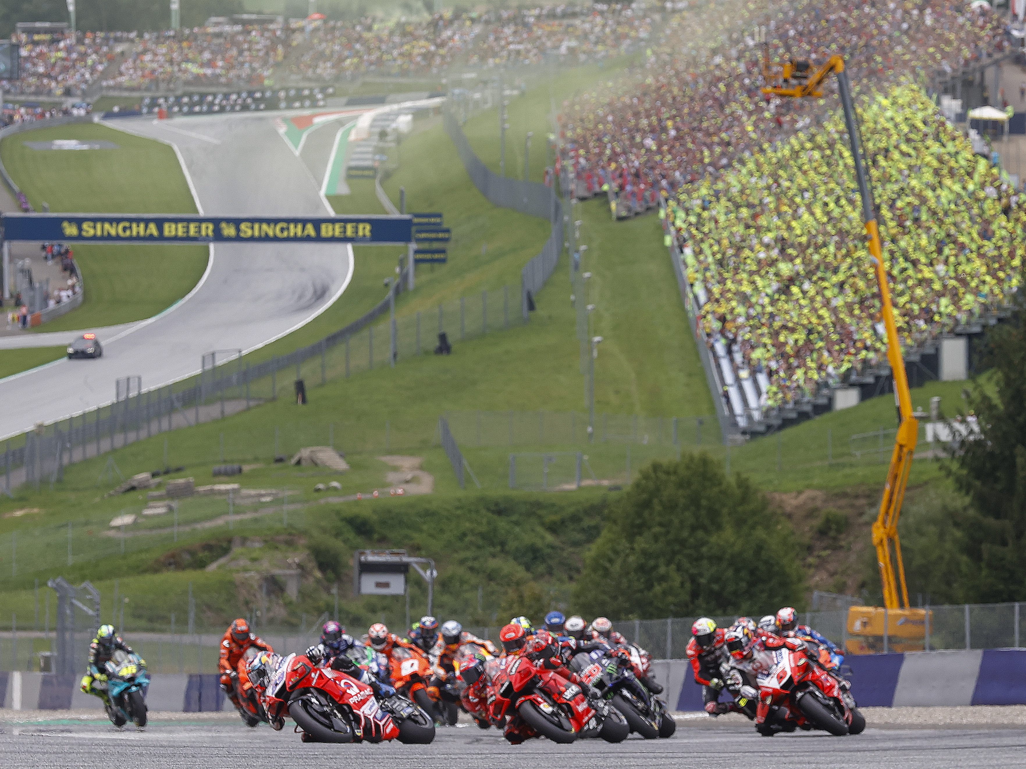 Das Rennwochenende der Moto GP sorgt wieder für Staus und Verzögerungen.