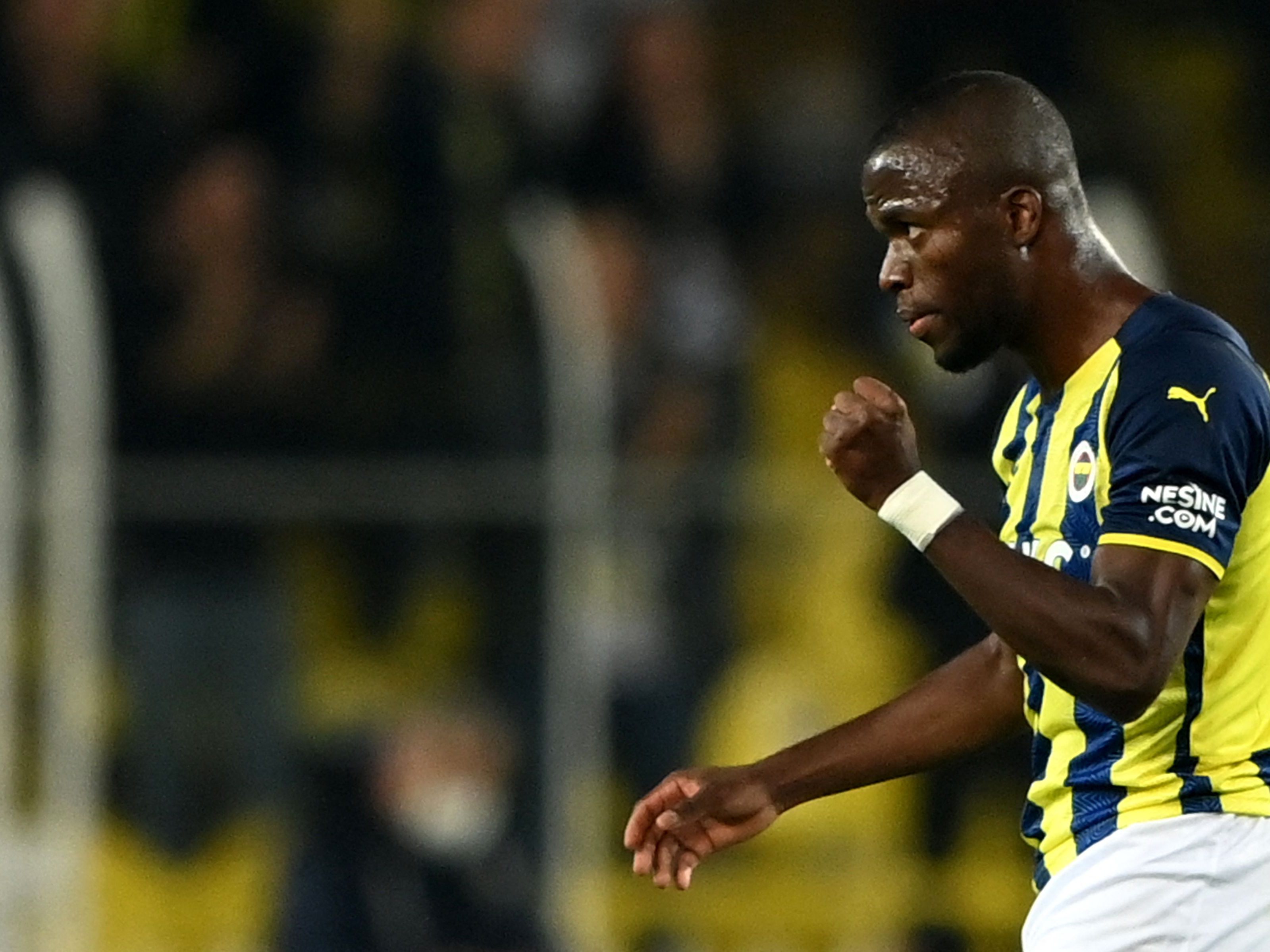 Enner Valencia, hier im Bild bei einem Torjubel im Vorjahr, gelangen vor dem Spiel gegen Austria Wien zwei Tore für Fenerbahce Istanbul.