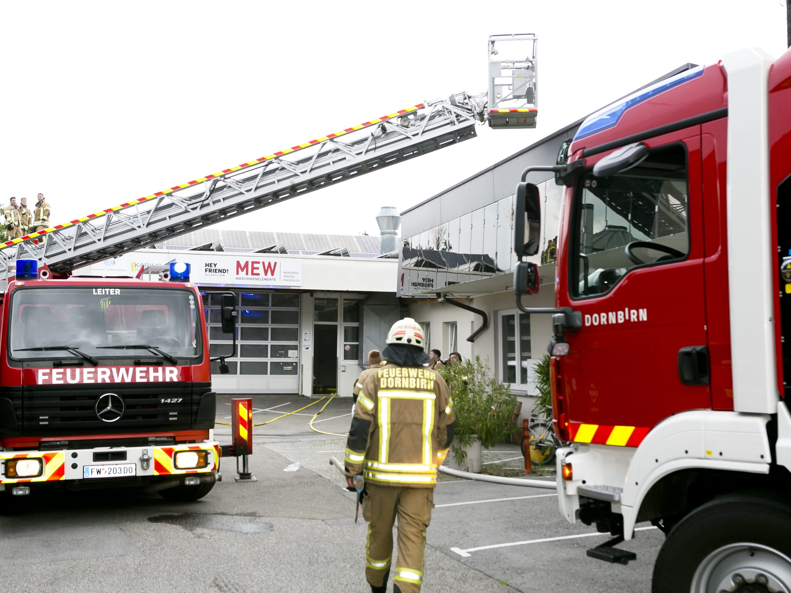 Die Feuerwehr konnte den Brand rasch löschen.