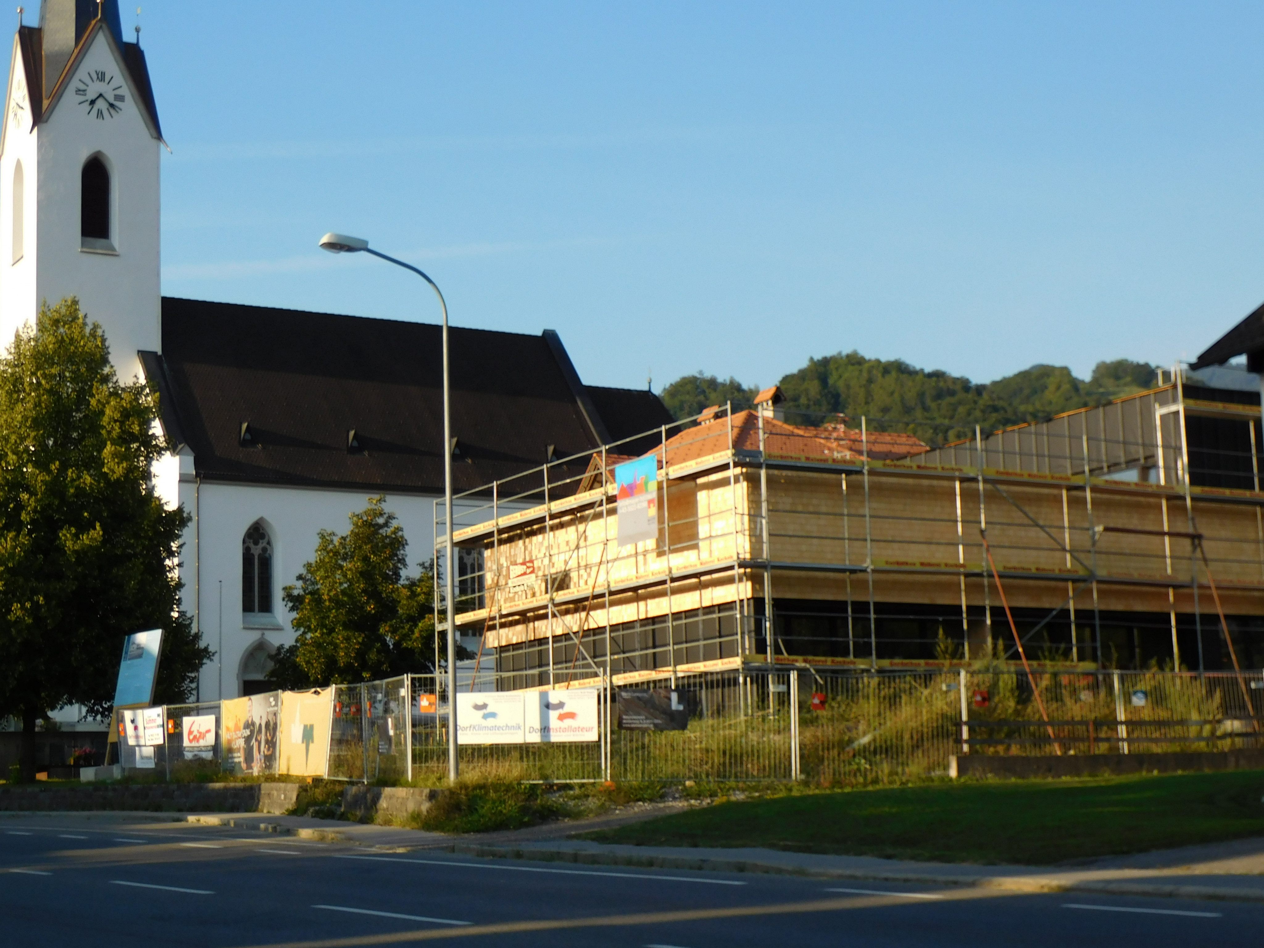 Die Arbeiten am neuen Pfarrheim von Weiler gehen in die finale Phase Die Arbeiten am neuen Pfarrheim von Weiler gehen in die finale Phase