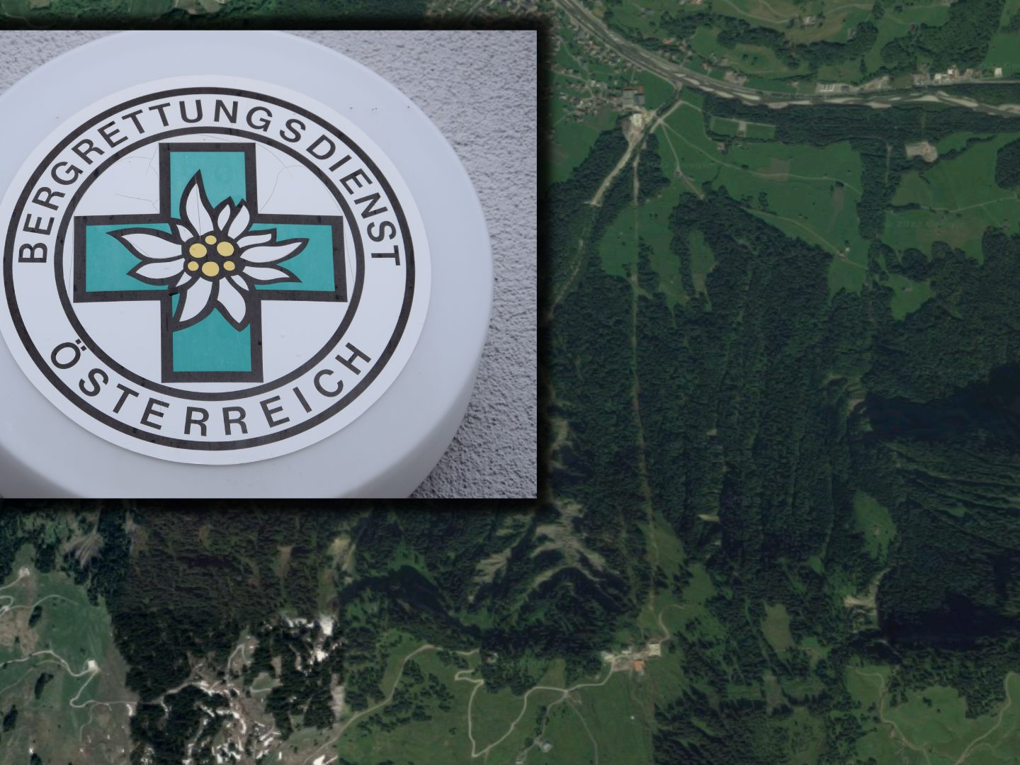 Mann dürfte 70 Meter über steiles, felsdurchsetztes Gelände abgestürzt sein Mann dürfte 70 Meter über steiles, felsdurchsetztes Gelände abgestürzt sein