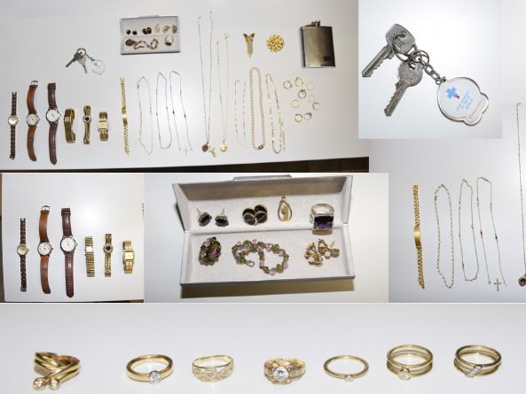 Diesen Schmuck hat die Polizei bei einer Pflegerin gefunden. Geschädigte werden gesucht.