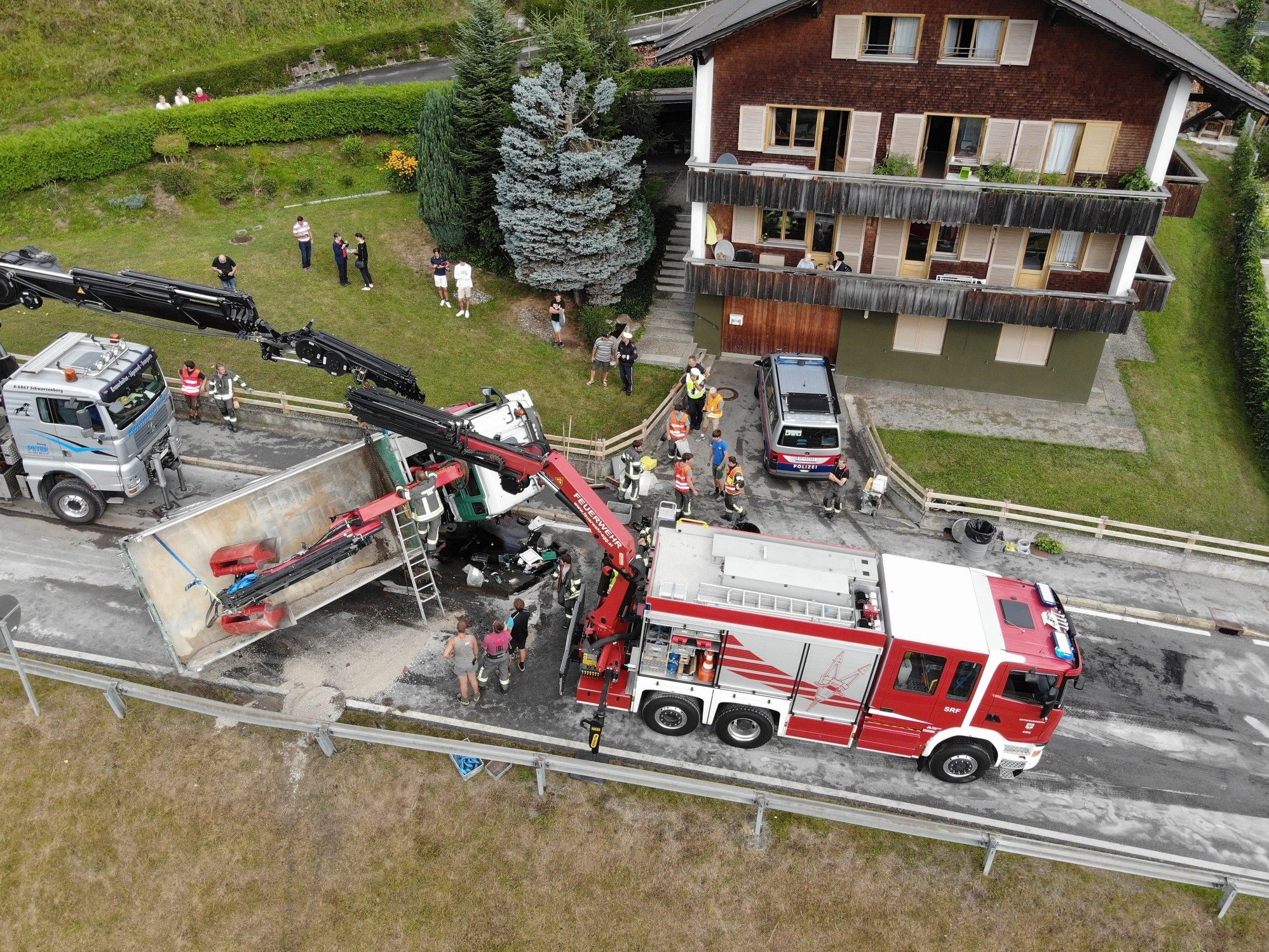 Am Donnerstagvormittag kam es in Egg zu einem Unfall.