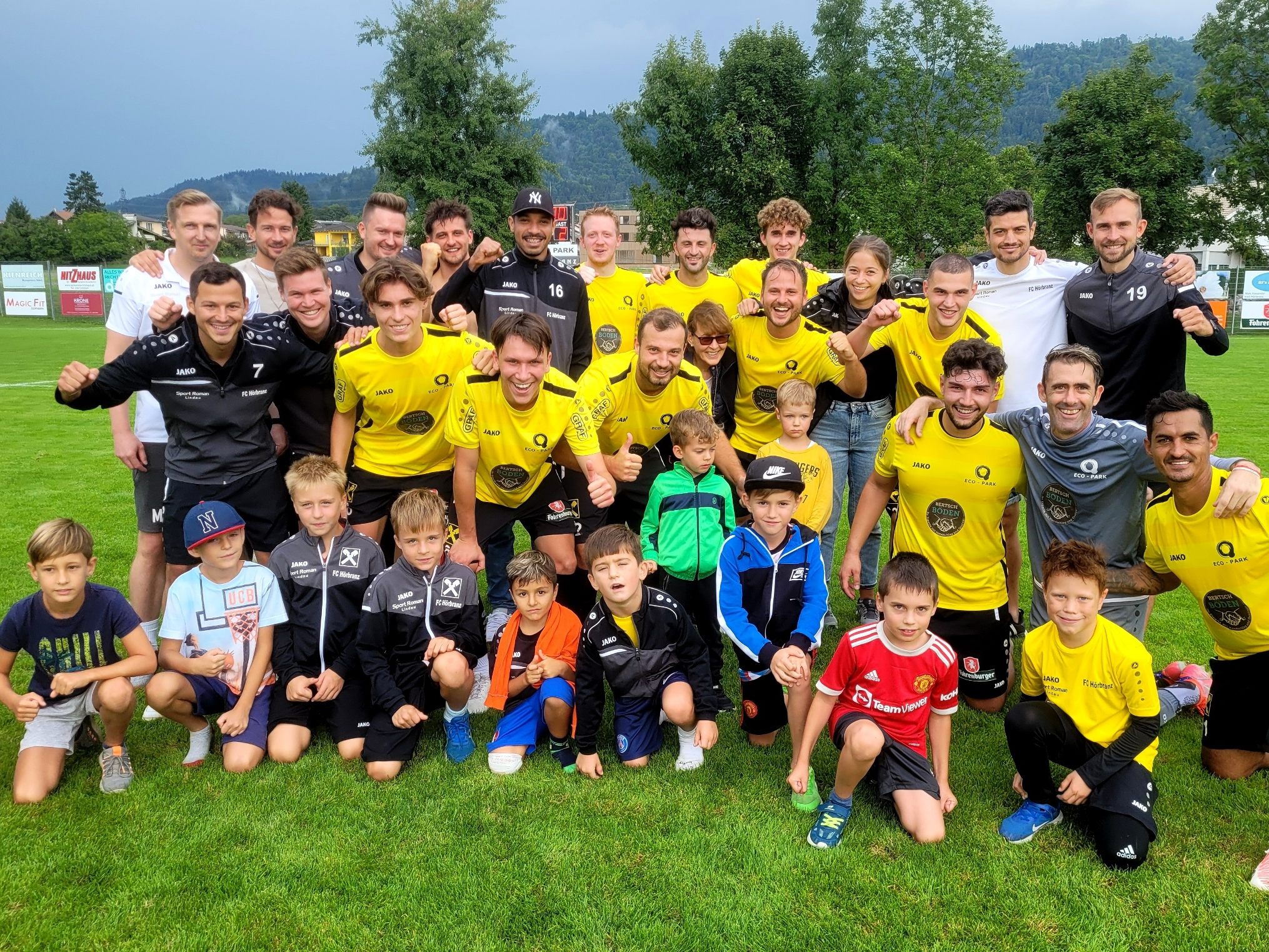 Beste Fußballstimmung in Hörbranz: Auch nach sieben Runden steht der ECO-Park FC Hörbranz mit sieben Siegen und 21 Punkten sensationell an der Tabellenspitze der Vorarlbergliga.