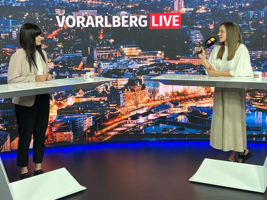 Magdalena Raos im Gespräch mit Milena Broger.