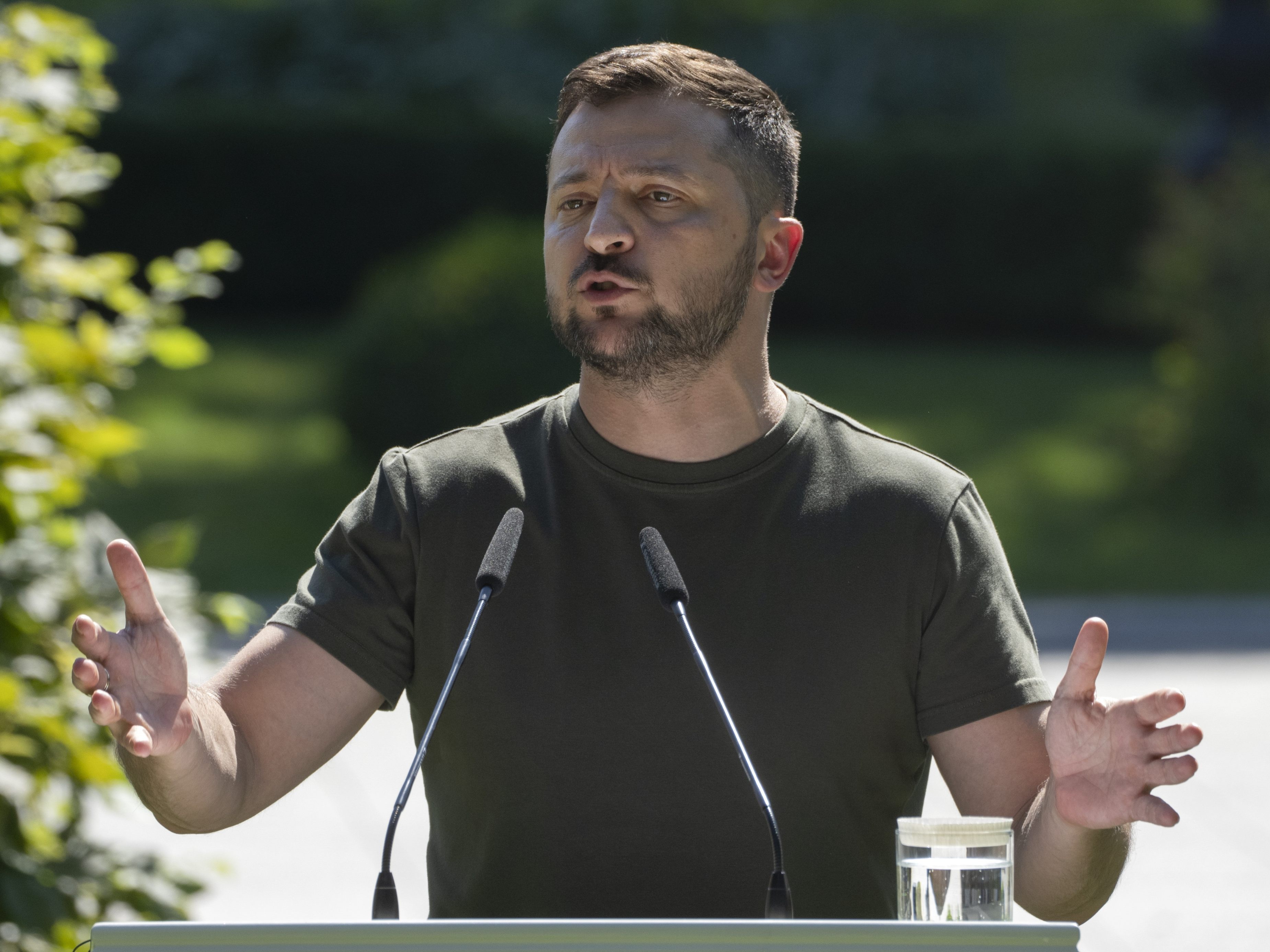 Ukraine-Präsident Selenskyj: Appell zur Vorsicht.