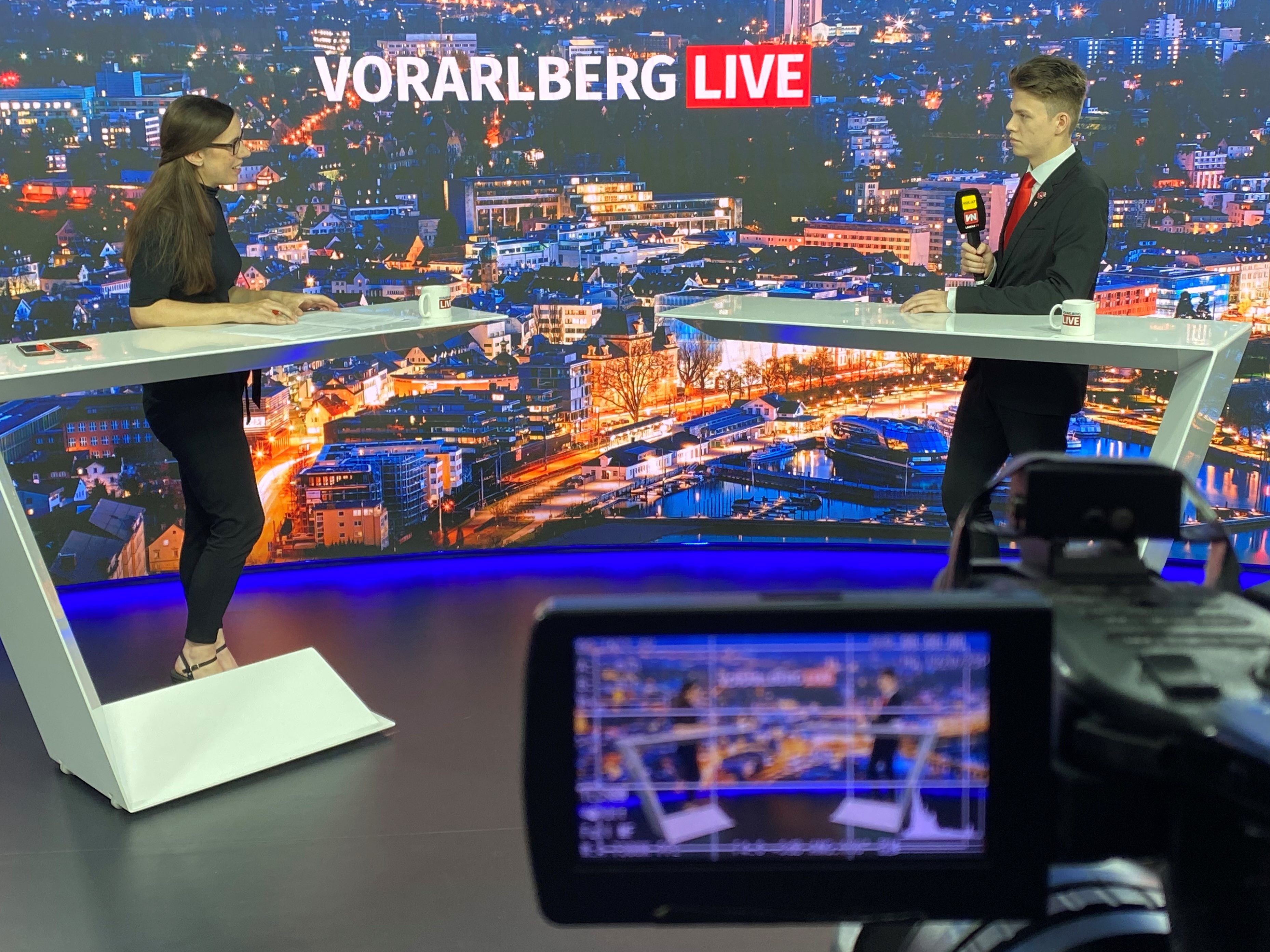 Elias Wehinger zu Gast bei "Vorarlberg LIVE".