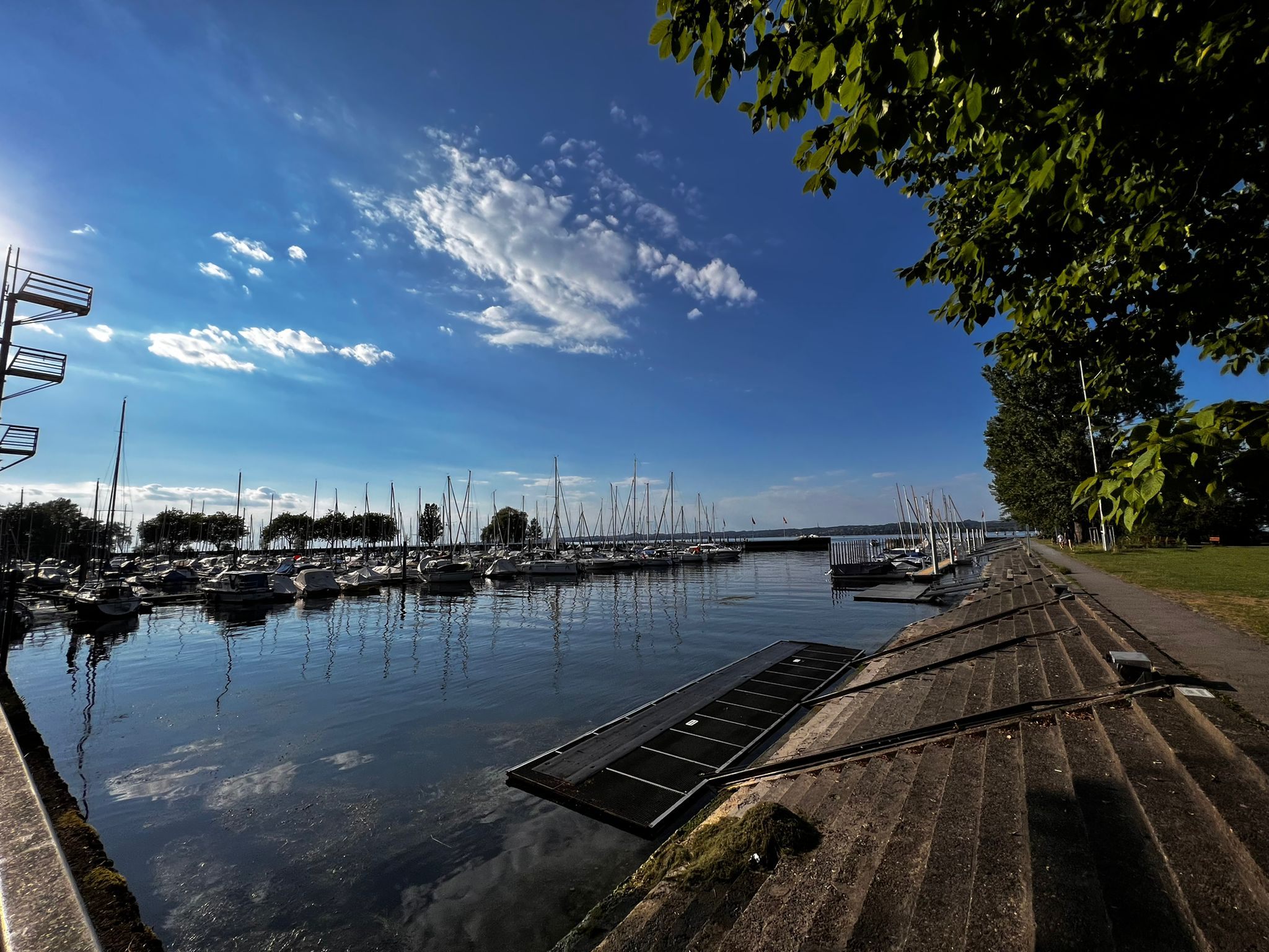 Auch im Bodensee ist der Pegelstand bedenklich.