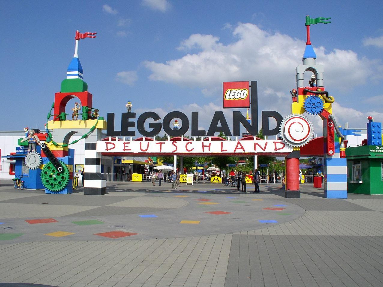 Achterbahn-Unfall im Legoland in Deutschland.