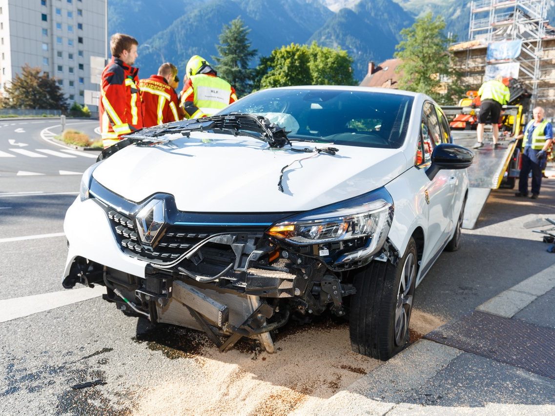Am Sonntagmorgen kam es zu einem Verkehrsunfall in Bludenz.